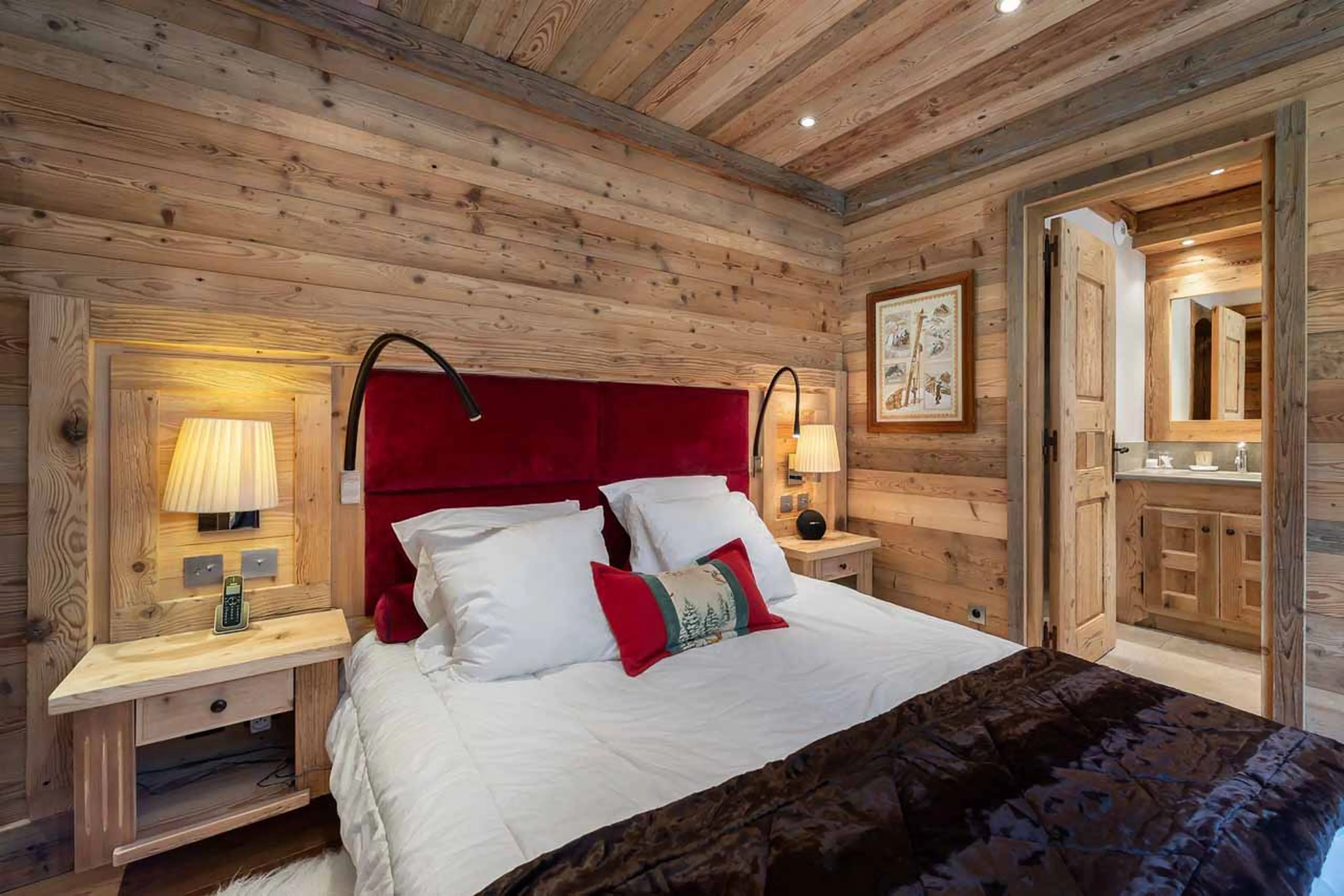 Bedroom two at Apartment White Pearl in Courchevel 1850