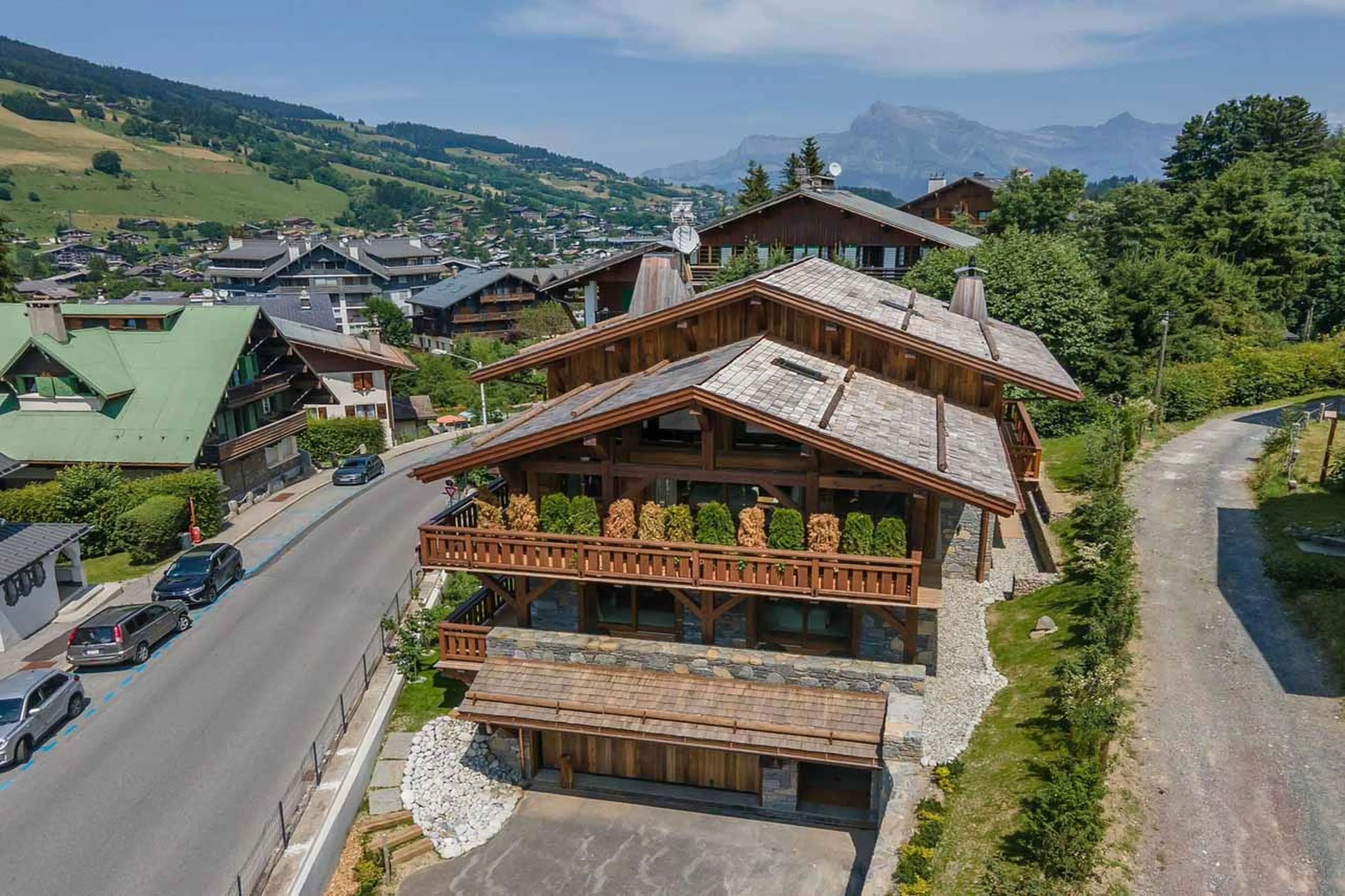 Exterior view of Chalet Whymper in Megeve