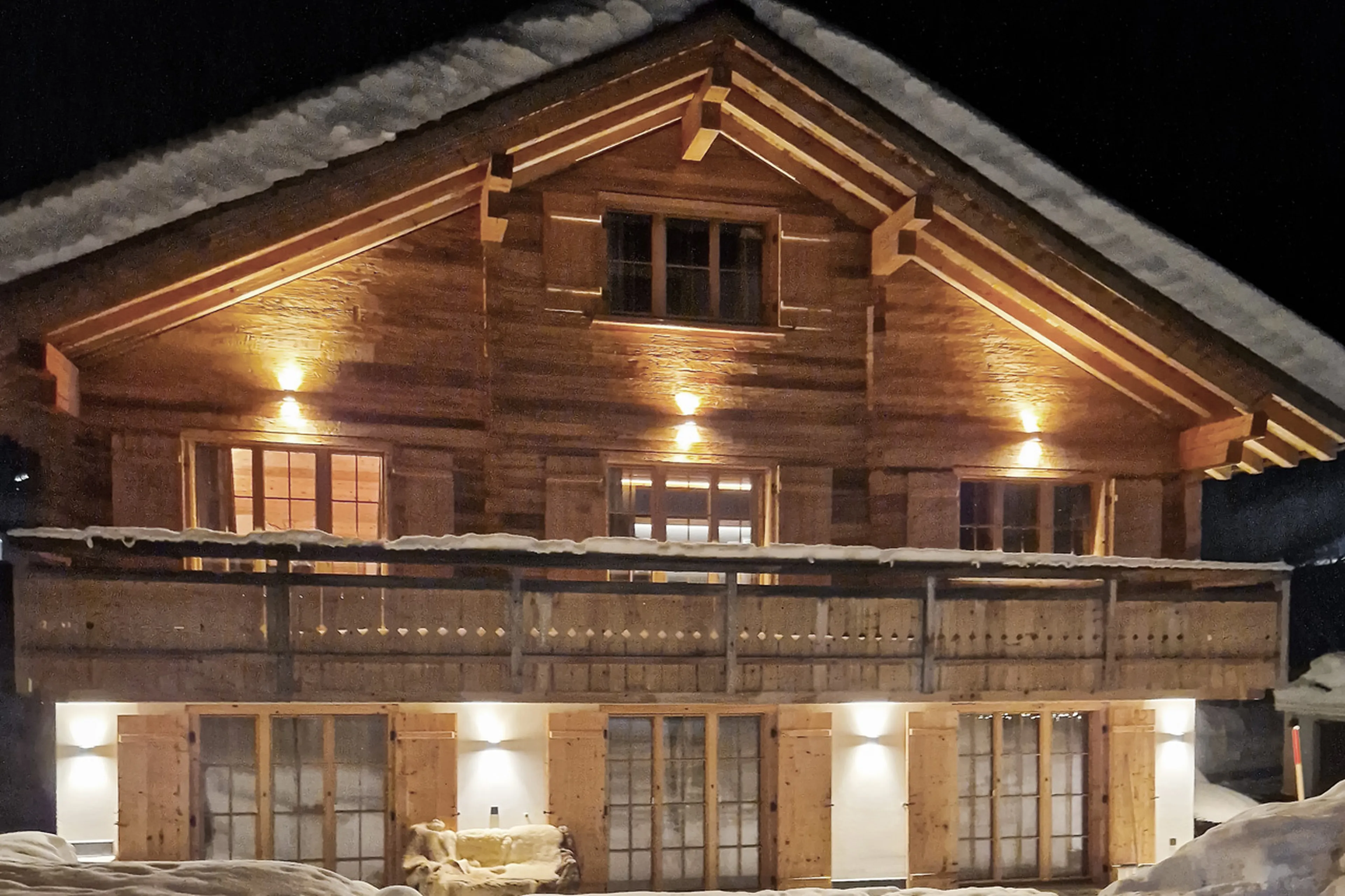 Exterior of Chalet Wood, Davos