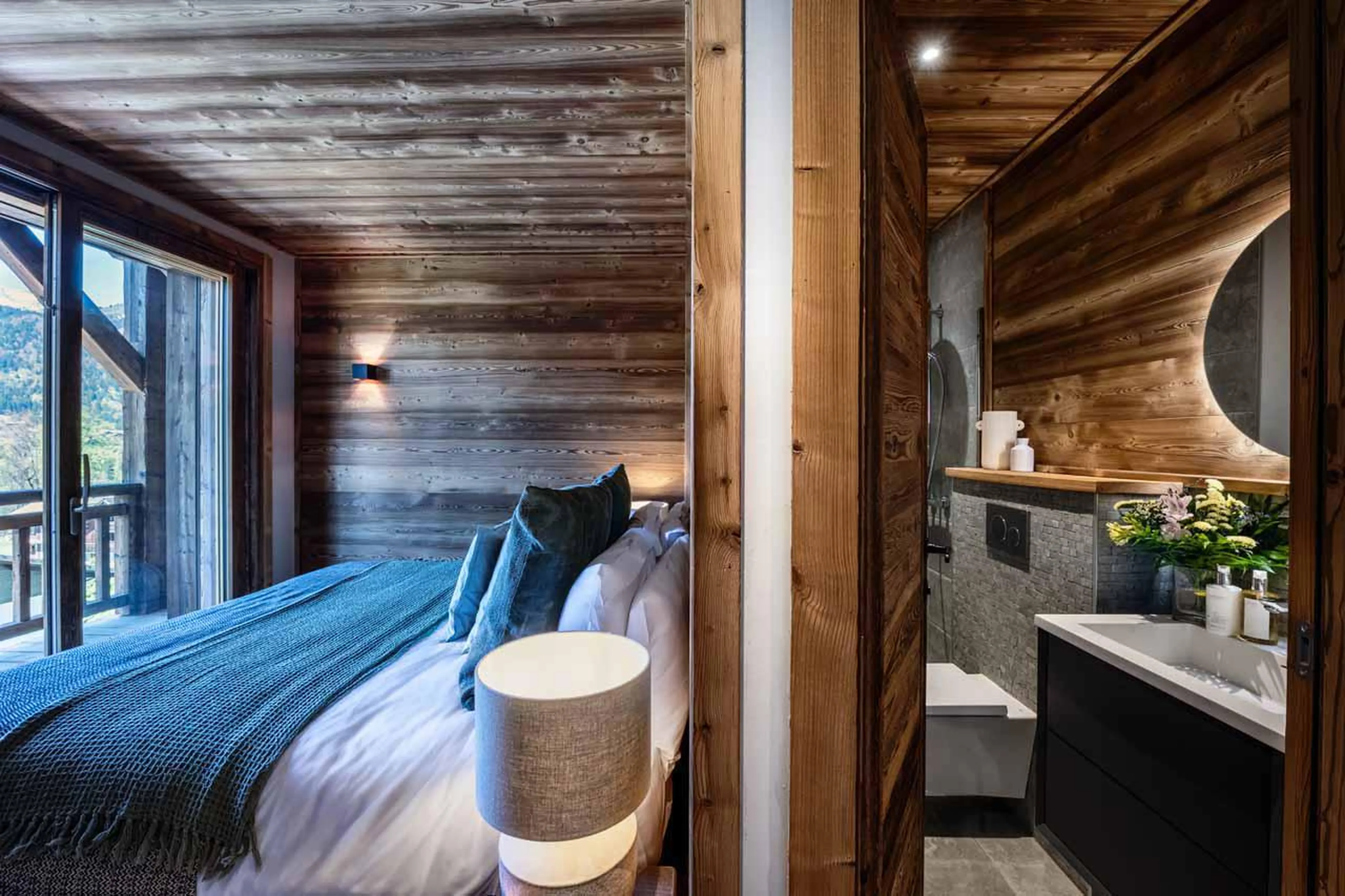 Bedroom three at Chalet Xanadu in Morzine