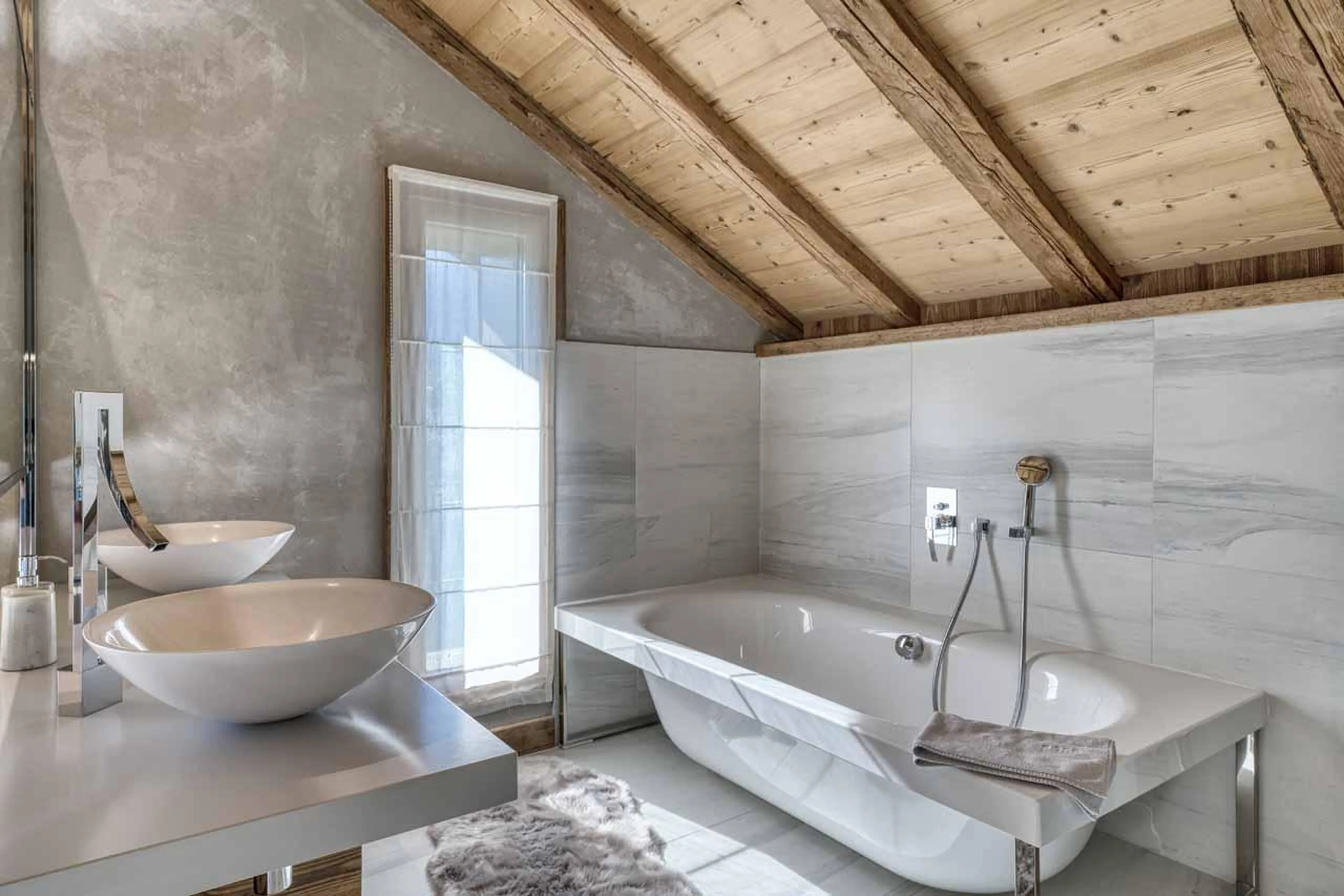 Bathroom one at Chalet Yeti in Megeve