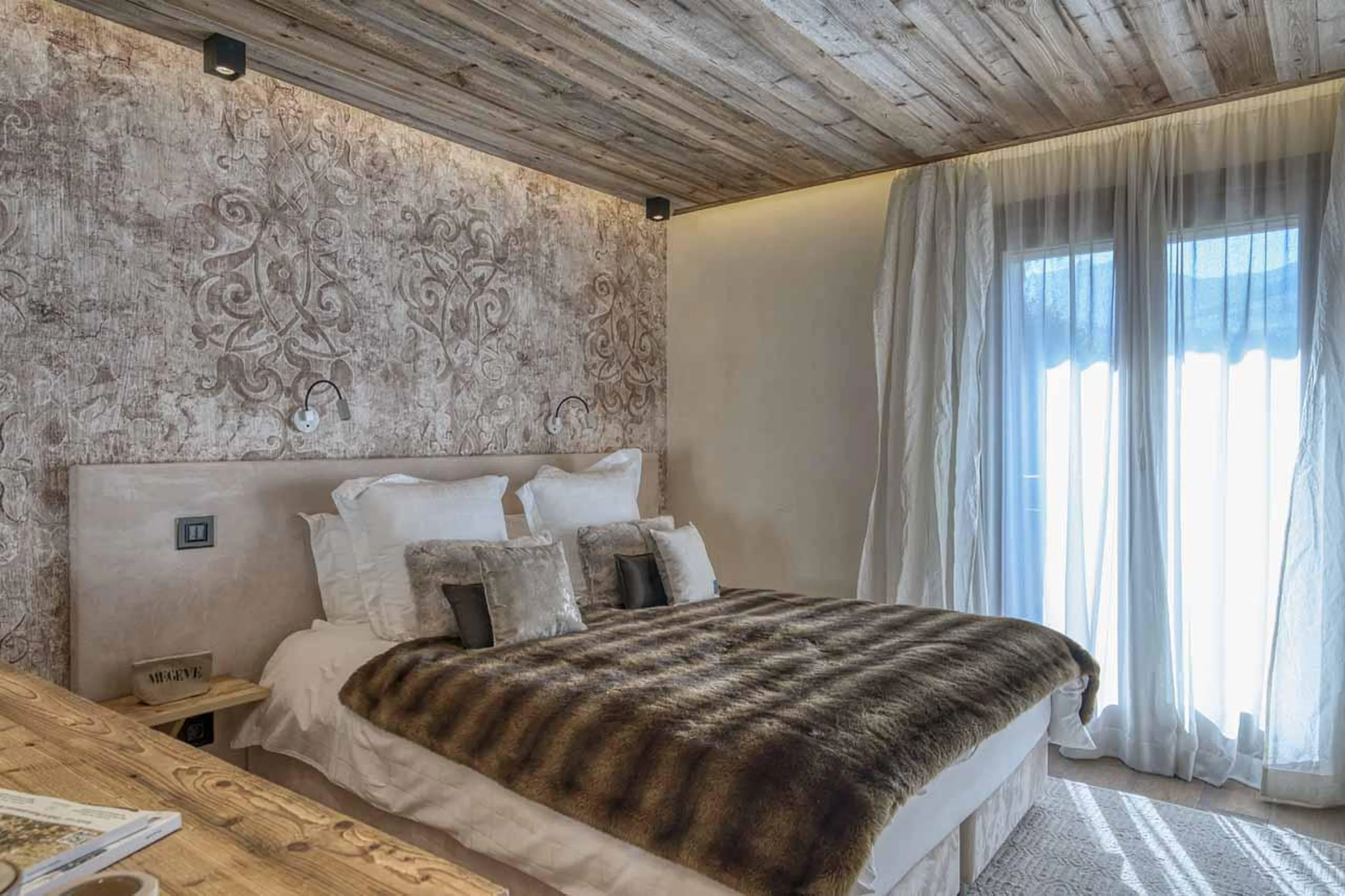 Bedroom three at Chalet Yeti in Megeve