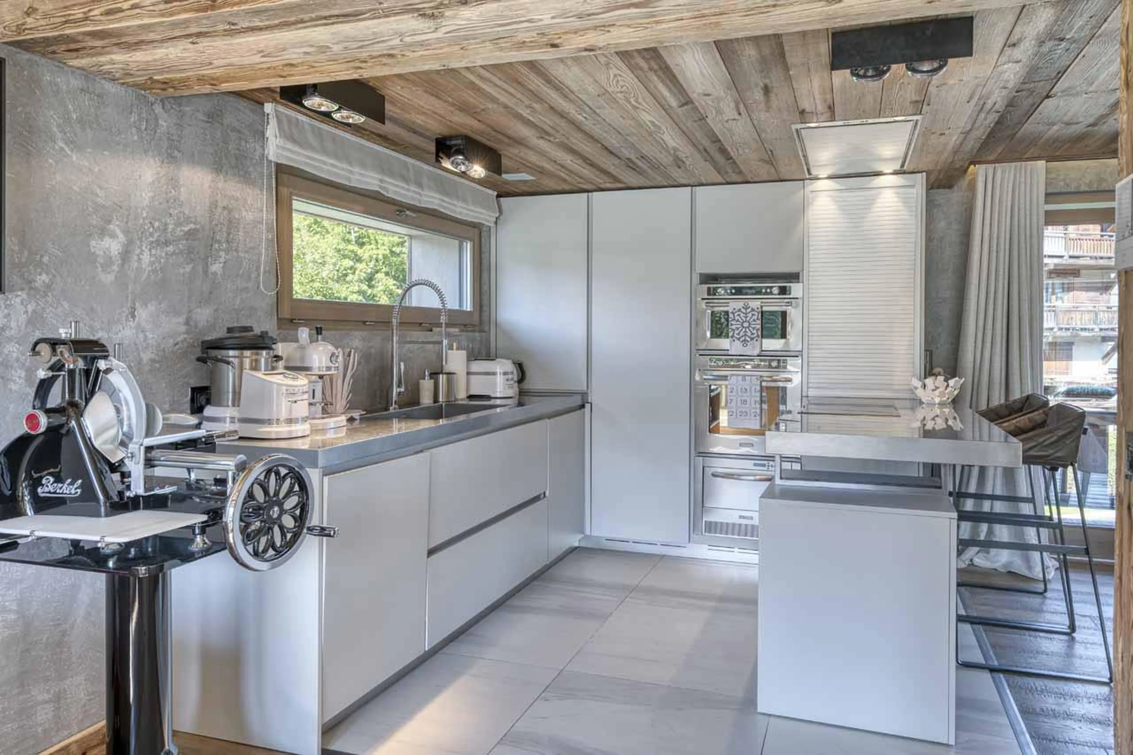 Kitchen at Chalet Yeti in Megeve
