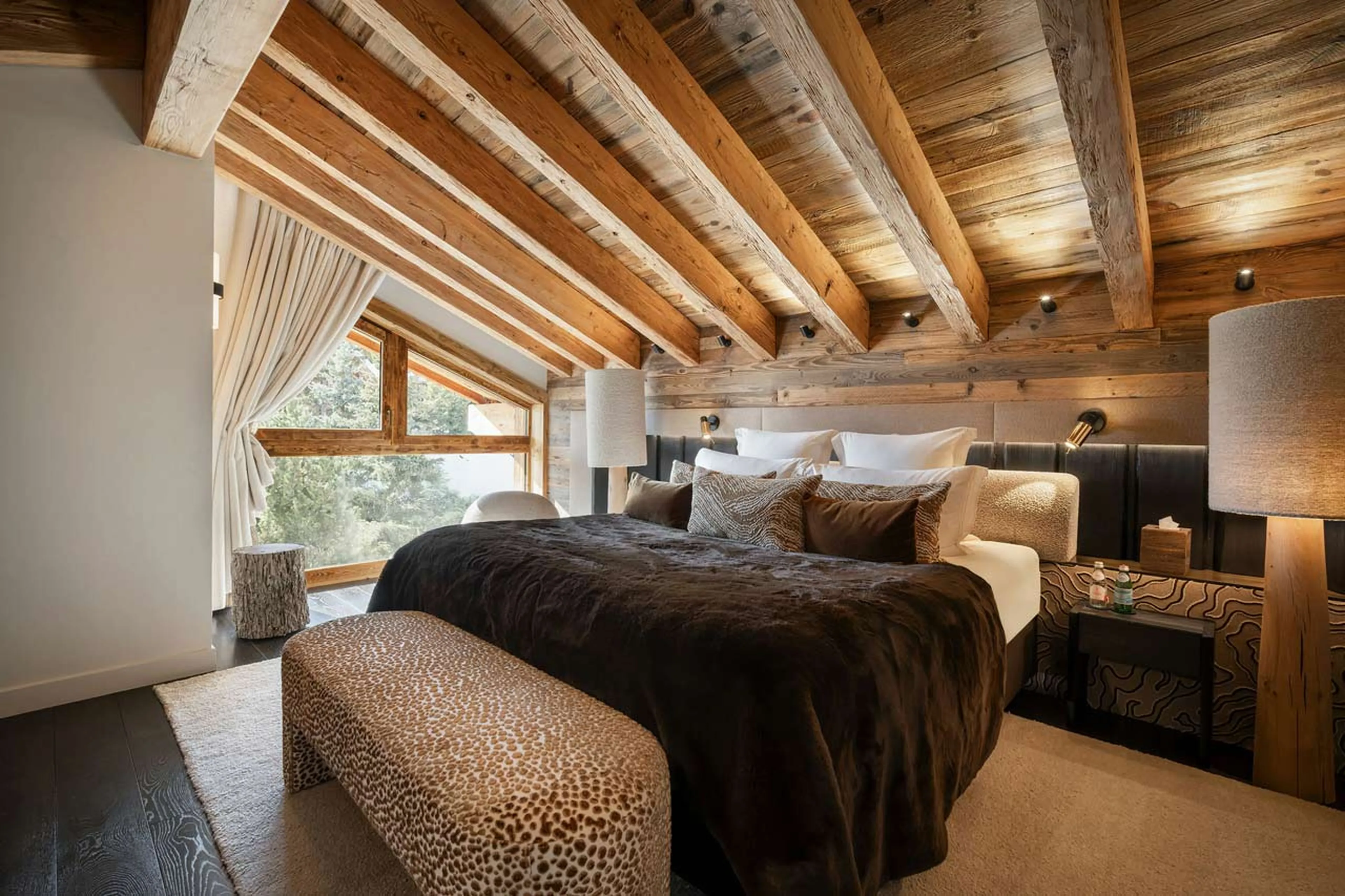 Bedroom 1 at Chalet Yin & Yang in Courchevel 1850