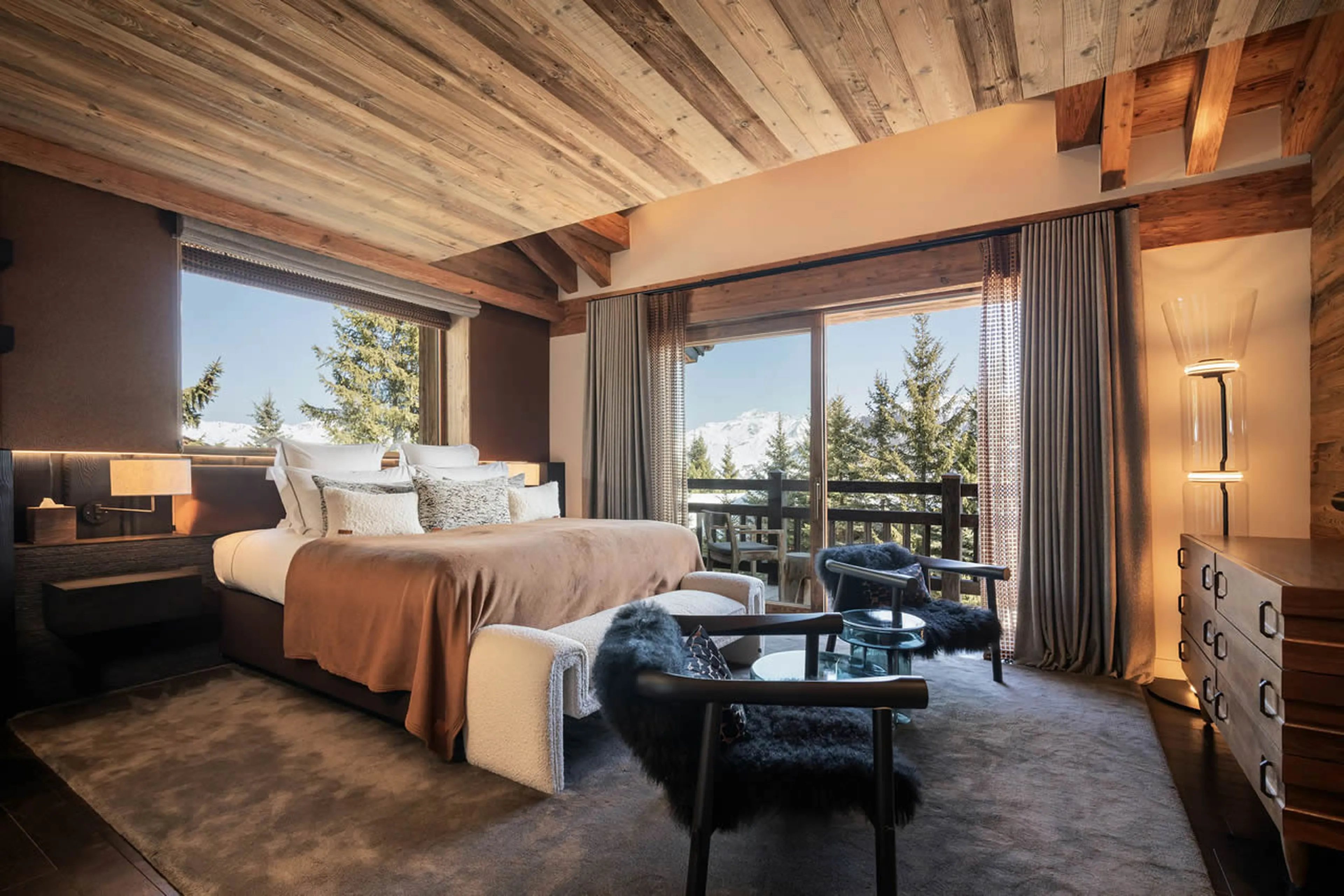 Bedroom 2 at Chalet Yin & Yang in Courchevel 1850
