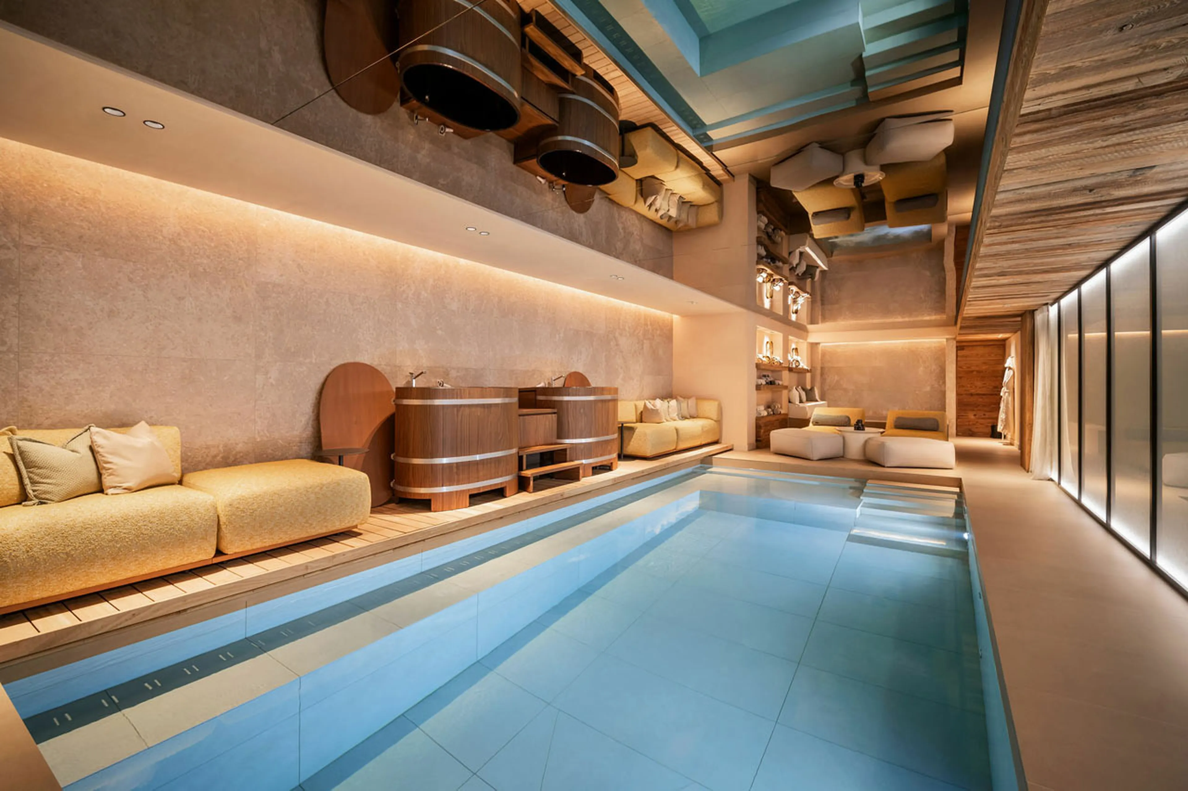 Spa area at Chalet Yin & Yang in Courchevel 1850
