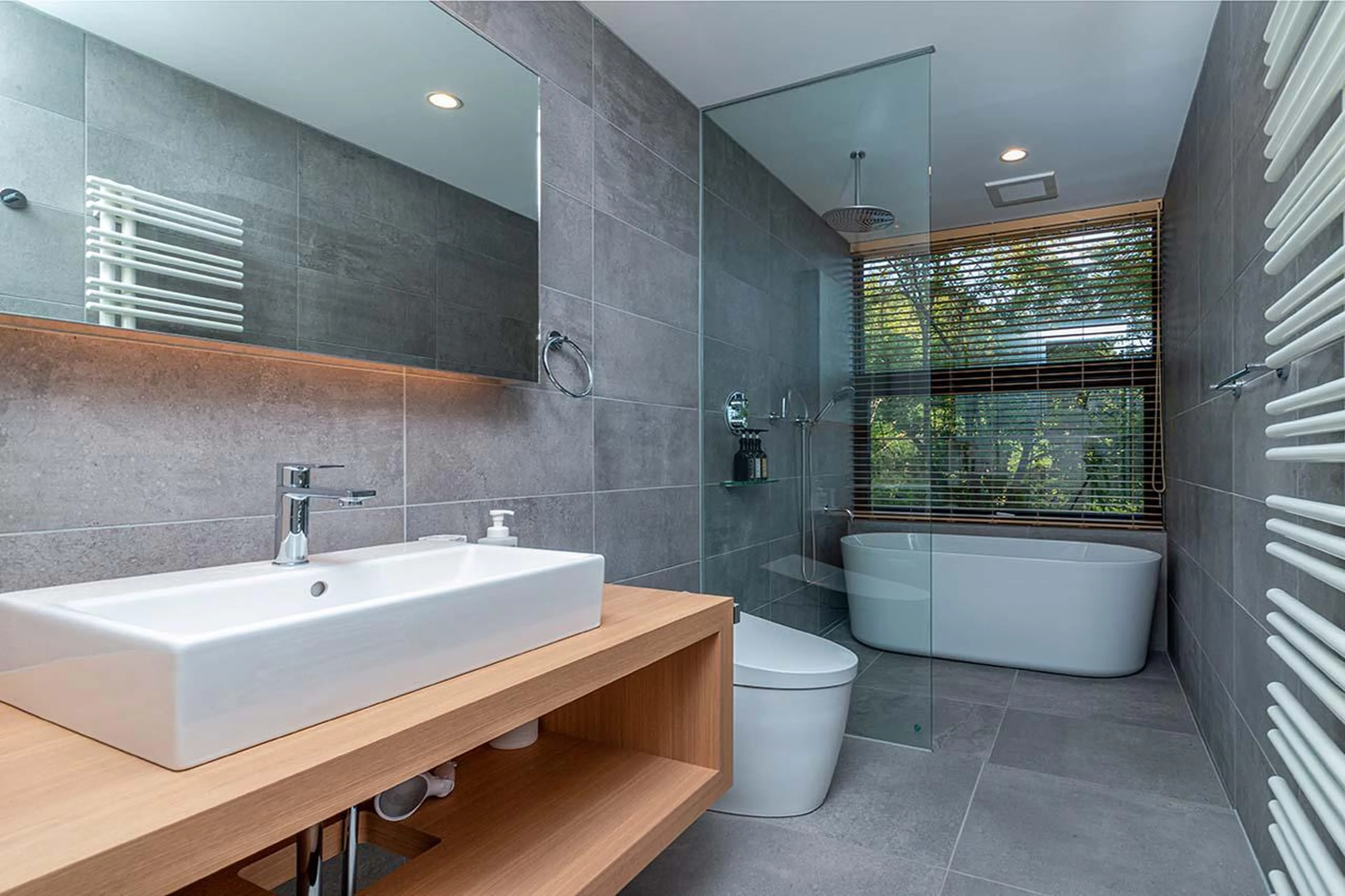 En-suite bathroom at Chalet Yukihyo in Niseko