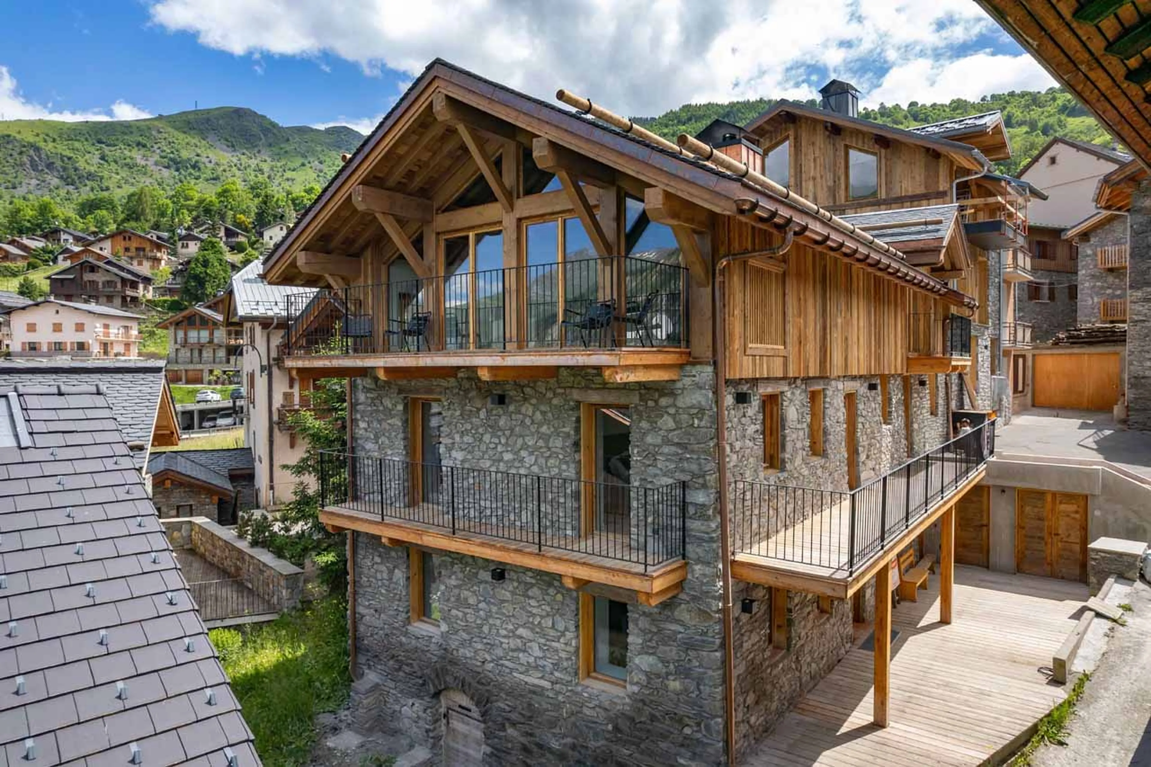 Exterior of Chalet Zanskar, St Martin de Belleville