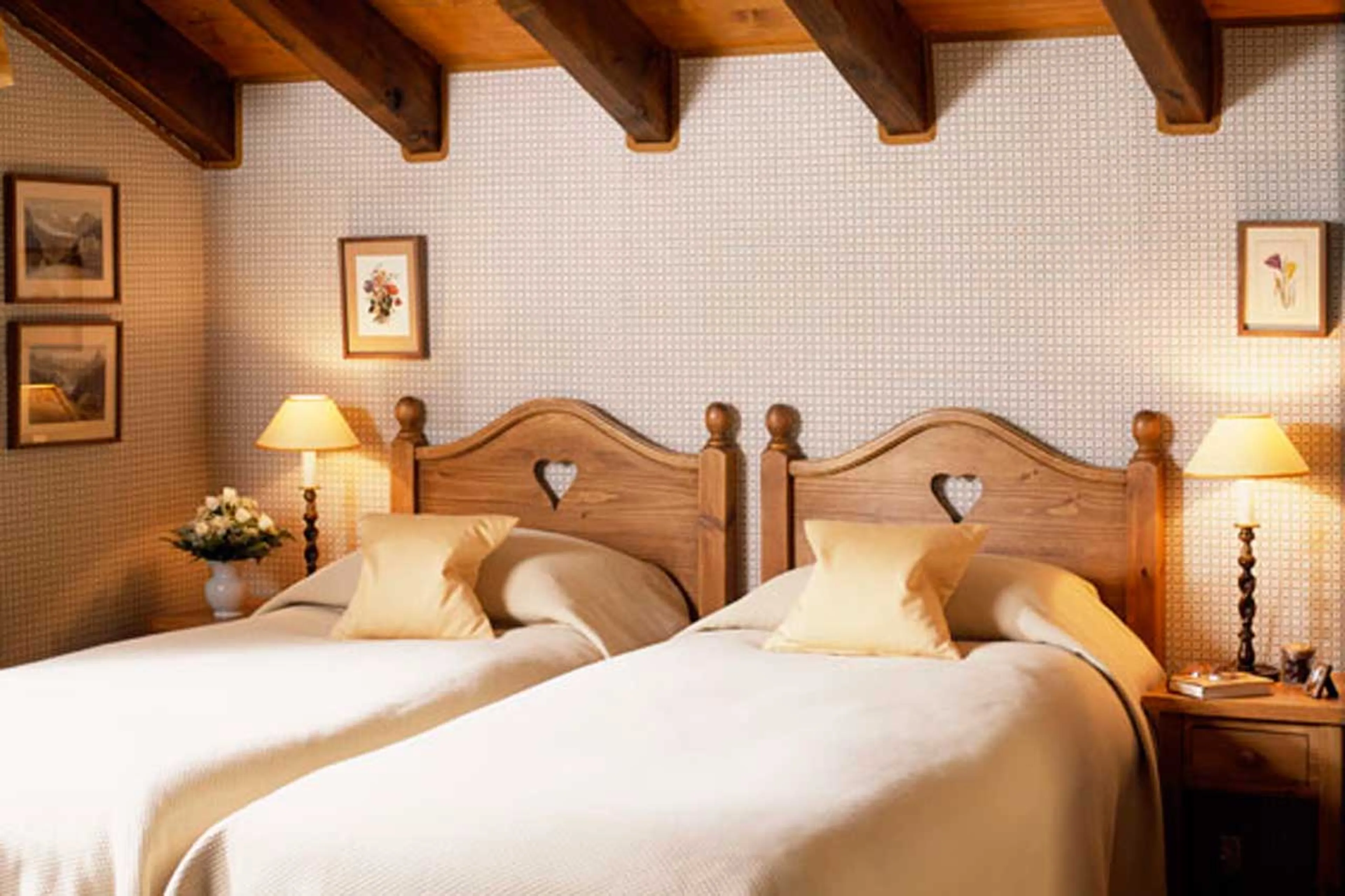 Bedroom two at Chalet Zen in Zermatt