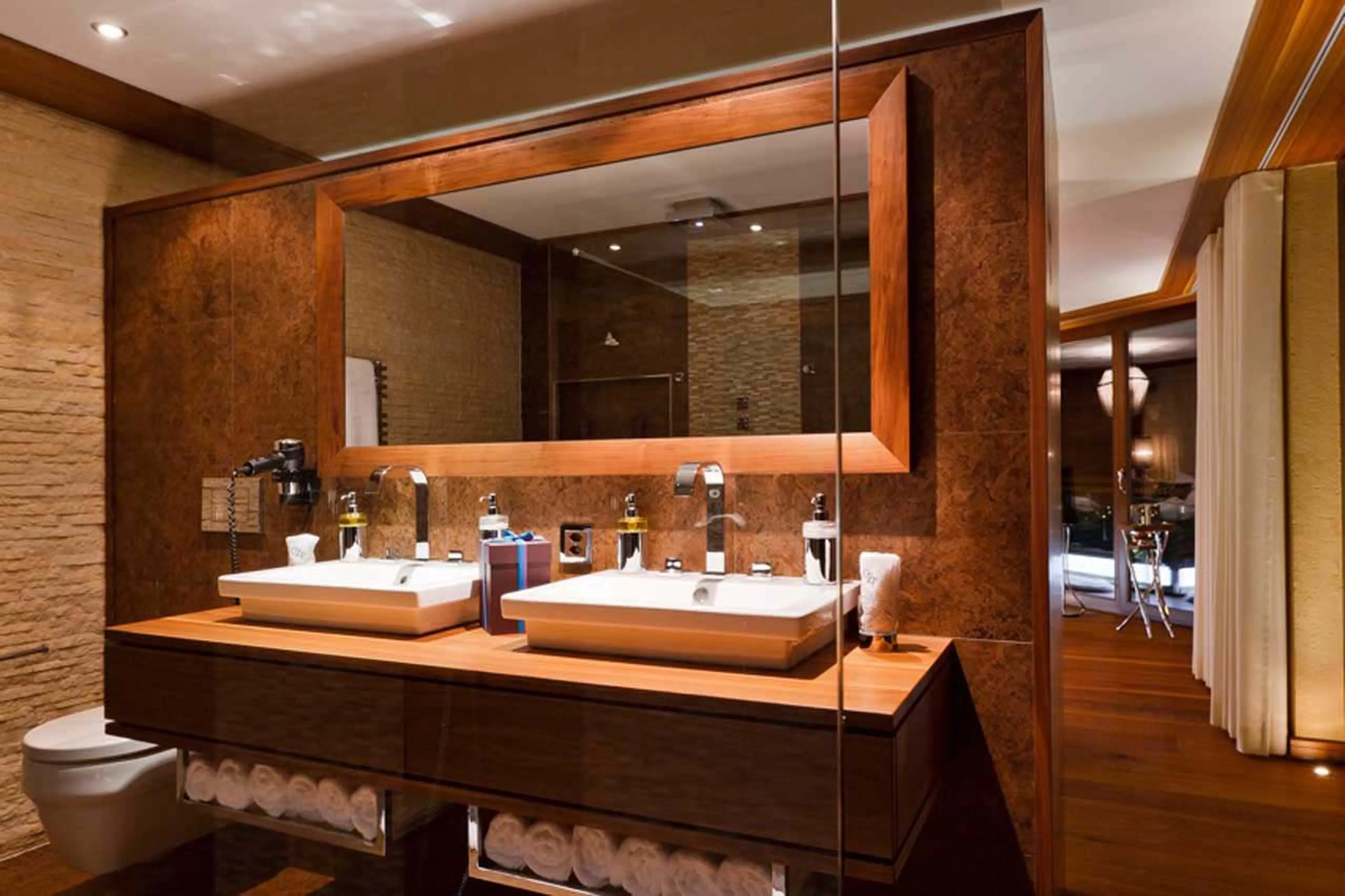 Master guest suite shower room of Chalet Zermatt Peak in Zermatt