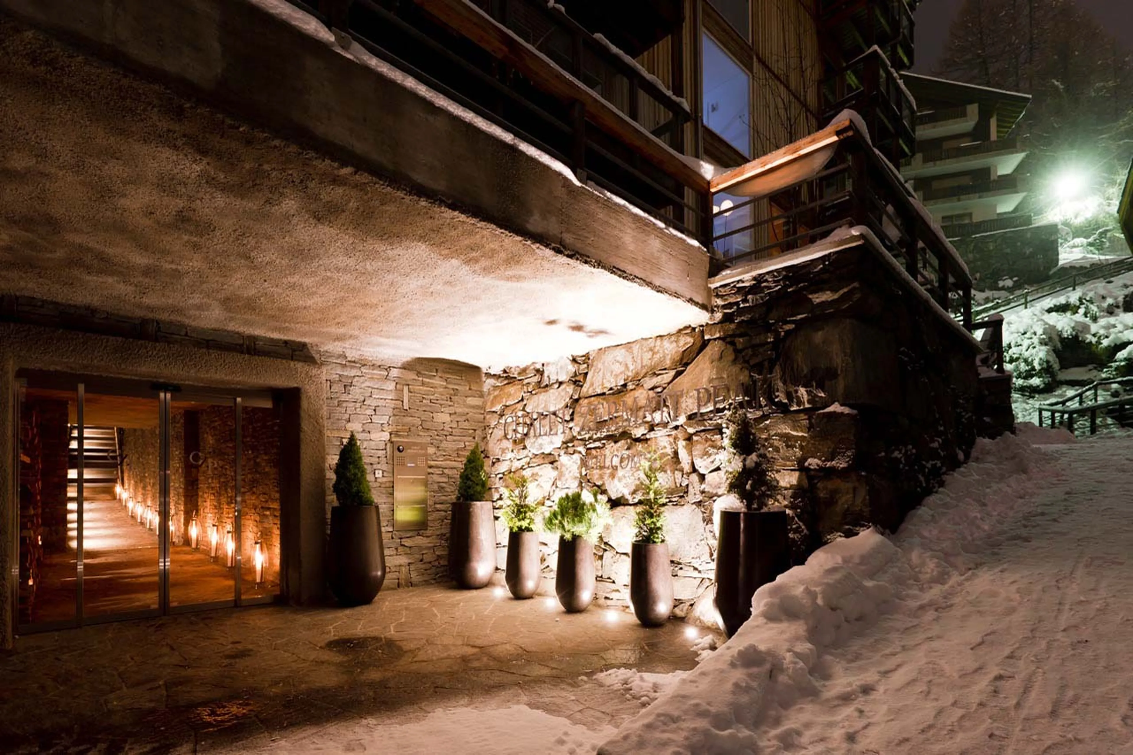 Entrance to Chalet Zermatt Peak in Zermatt