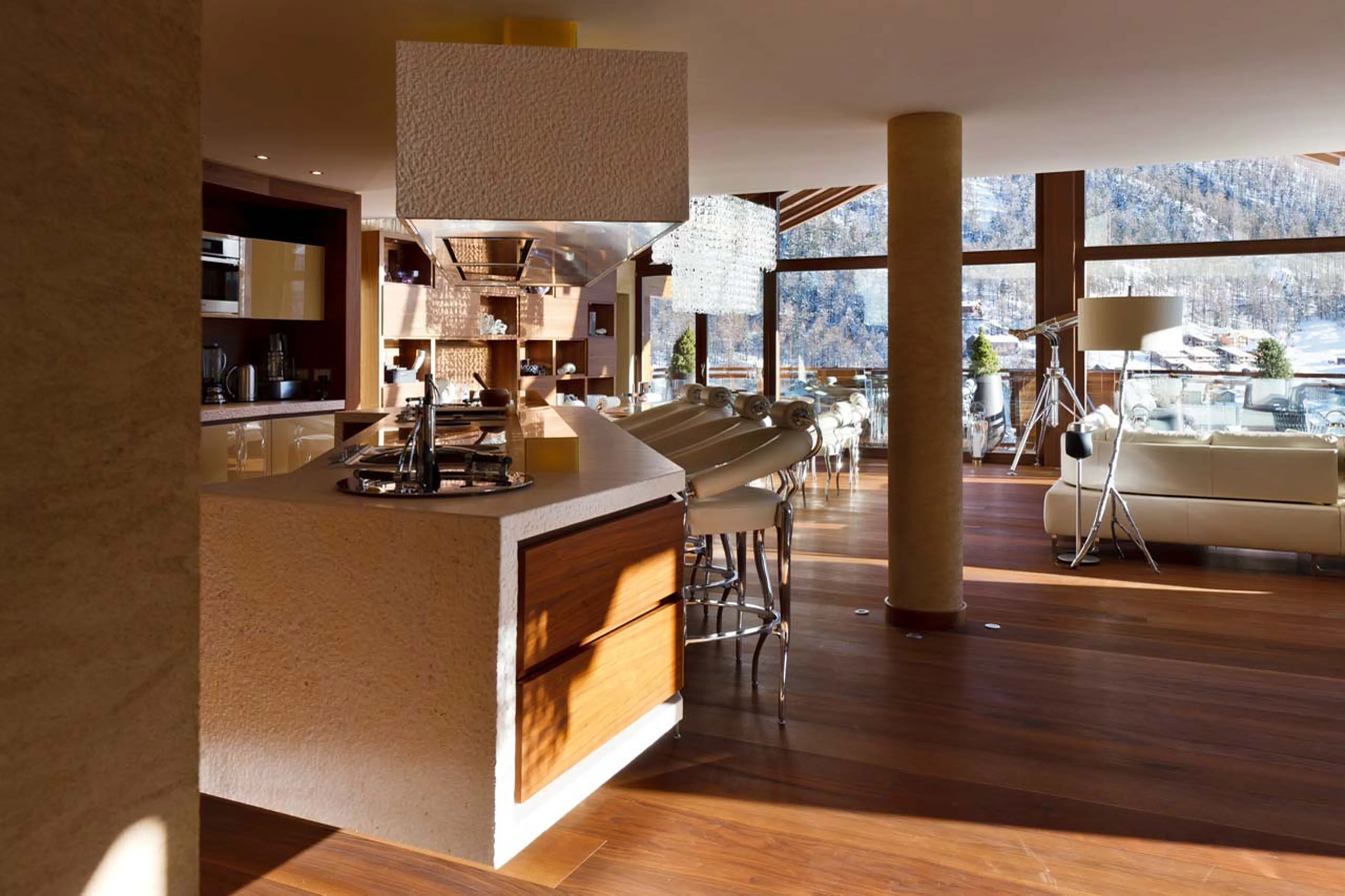 Kitchen of Chalet Zermatt Peak in Zermatt