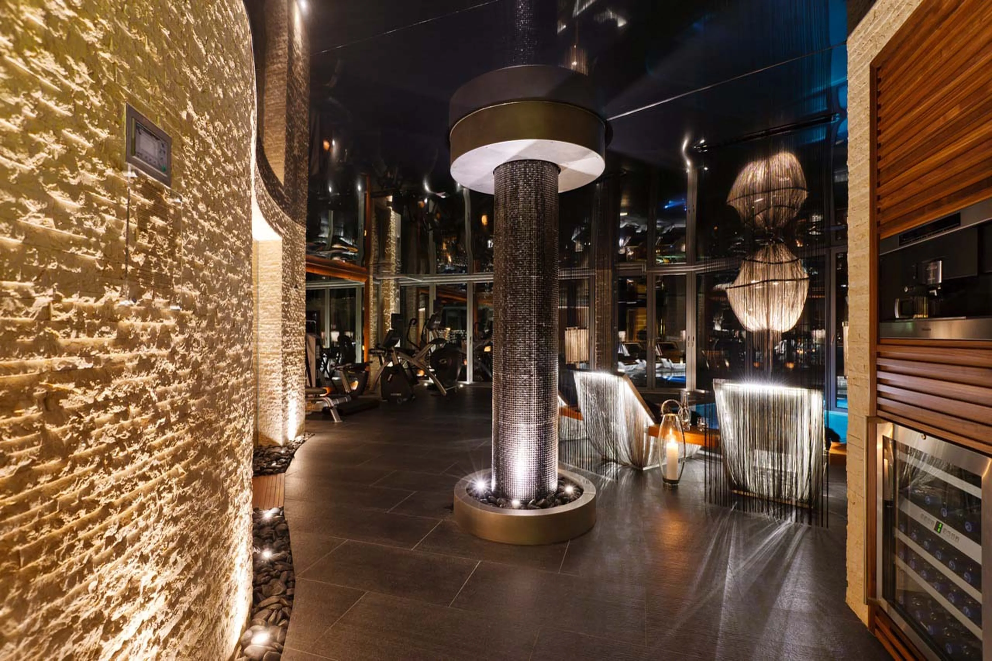 Entrance to spa at Chalet Zermatt Peak in Zermatt