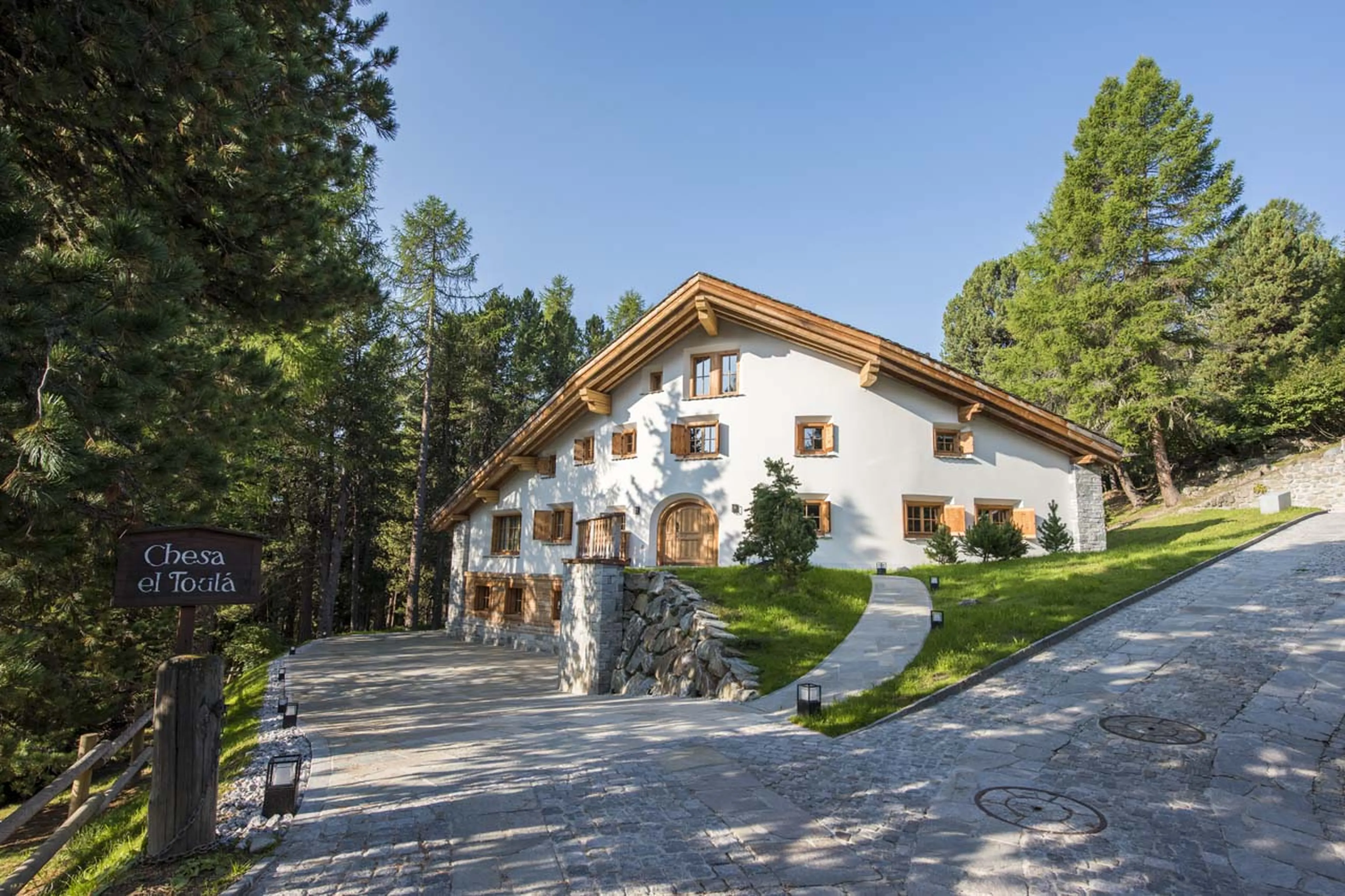 Front view of Chesa El Toula in St Moritz