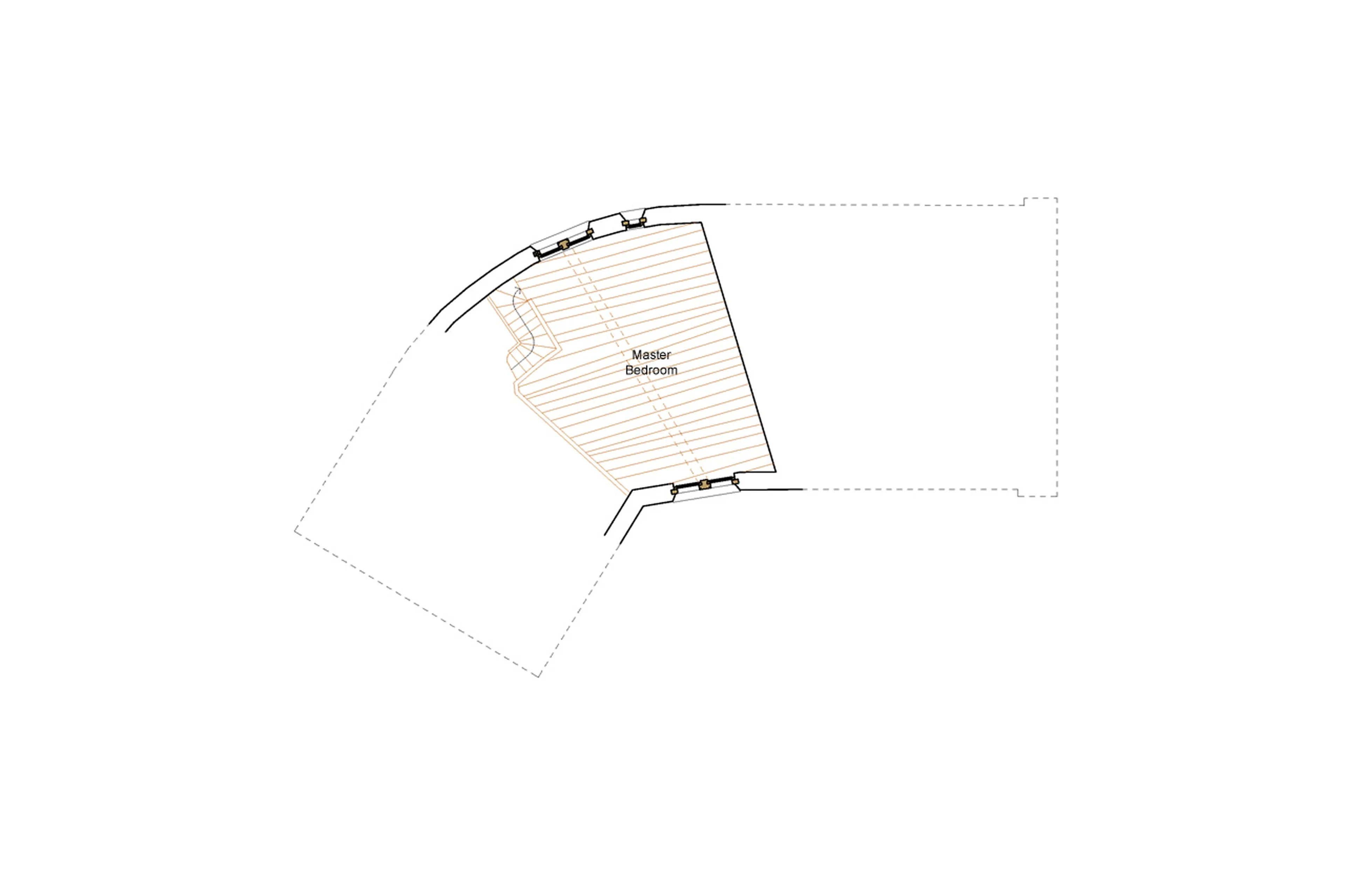 Level 2 floor plan of Chesa El Toula in St Moritz