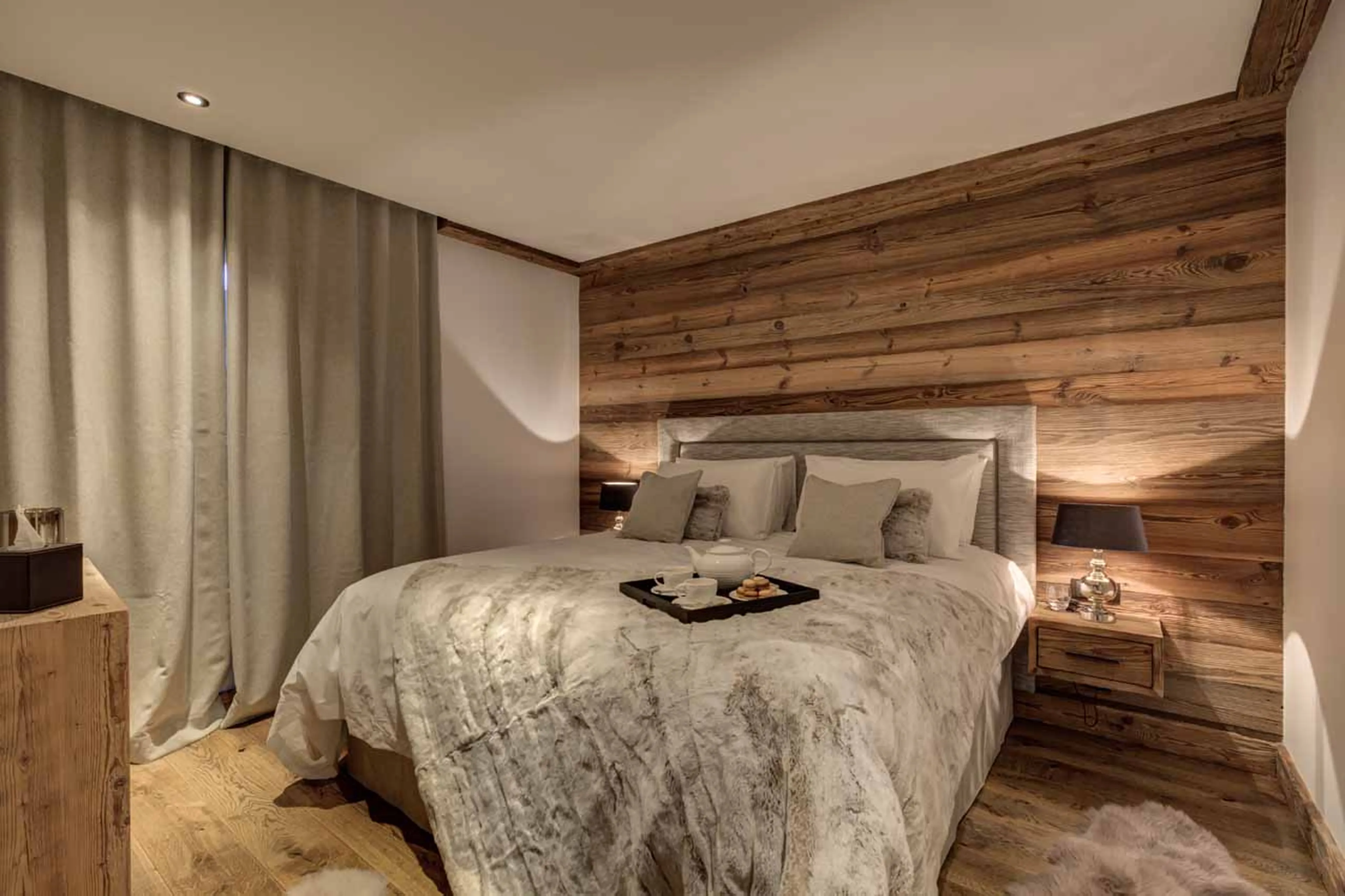 Bedroom four at Chez Bugi in St Martin de Belleville