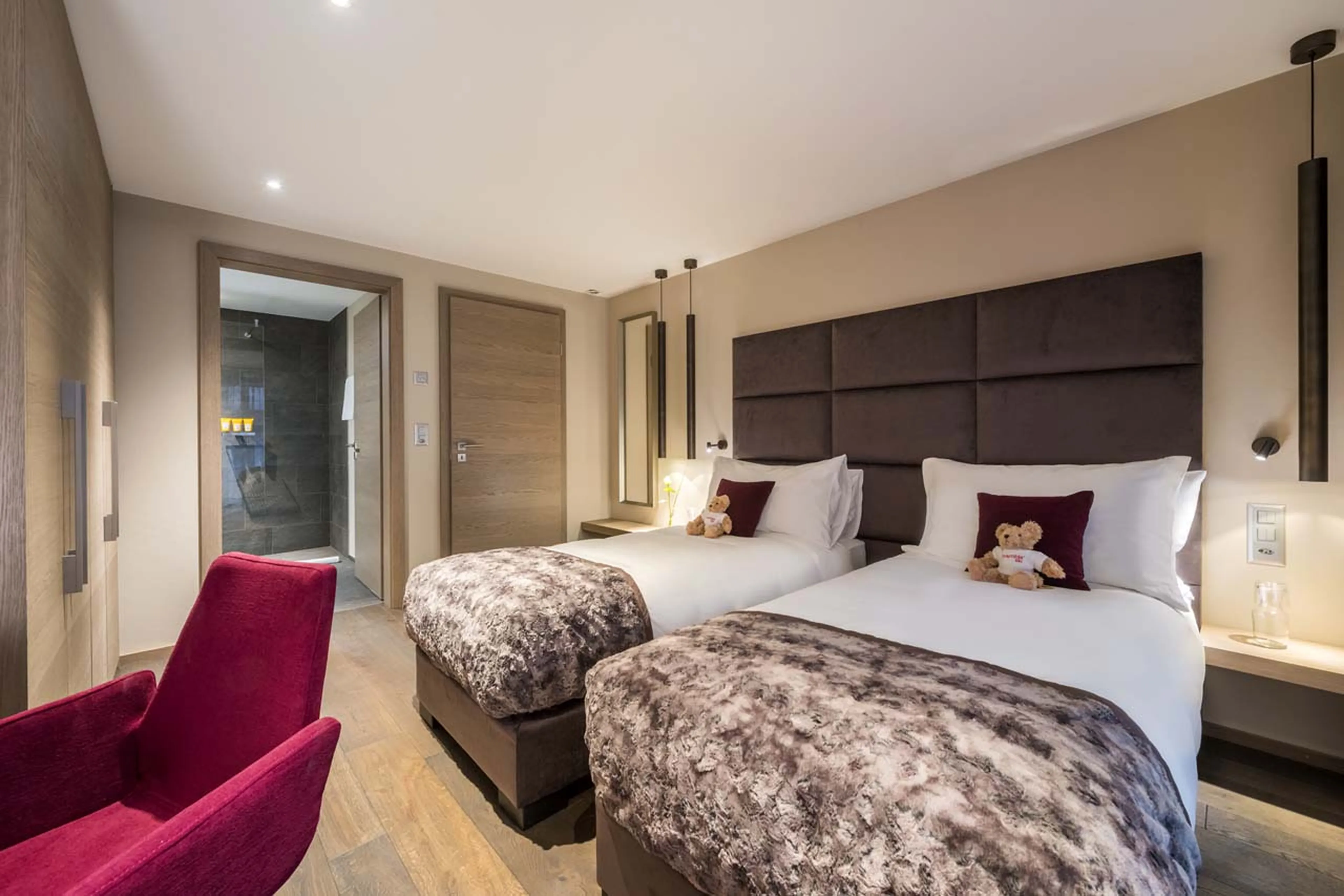 Apartment 2 bedroom 2 at Christiania Residence in Zermatt