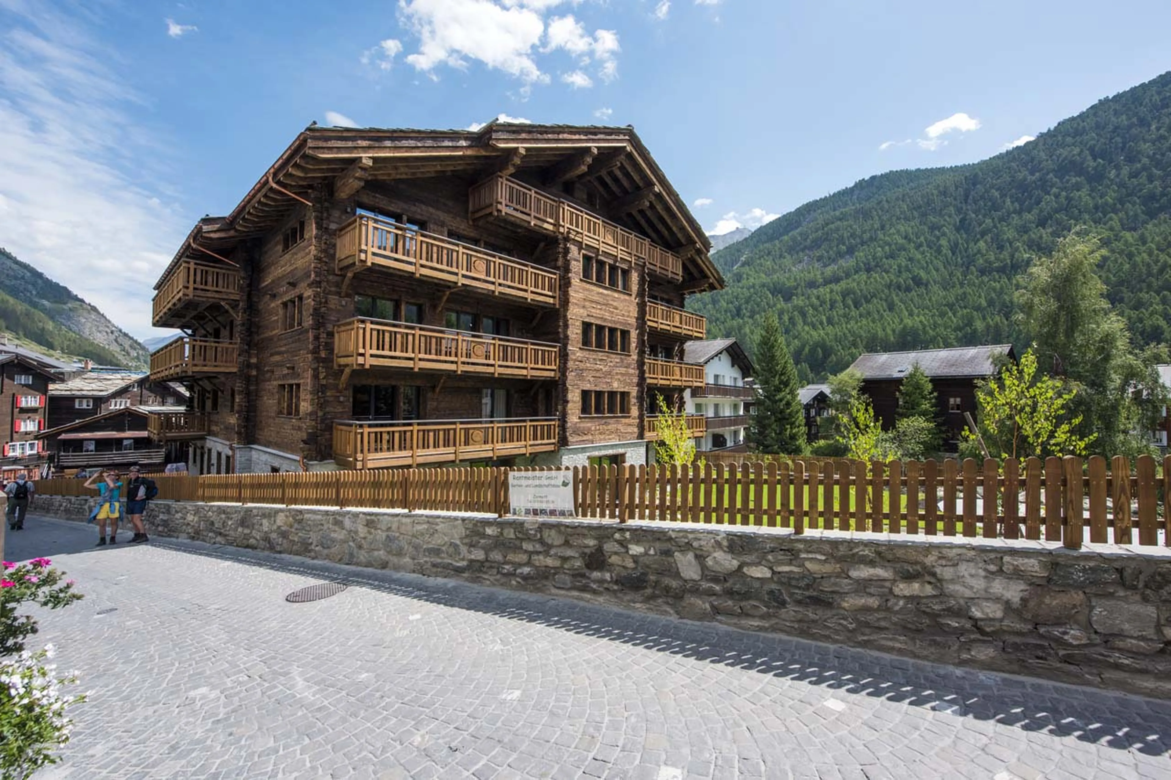 Location of Christiania Apartment 3 in Zermatt