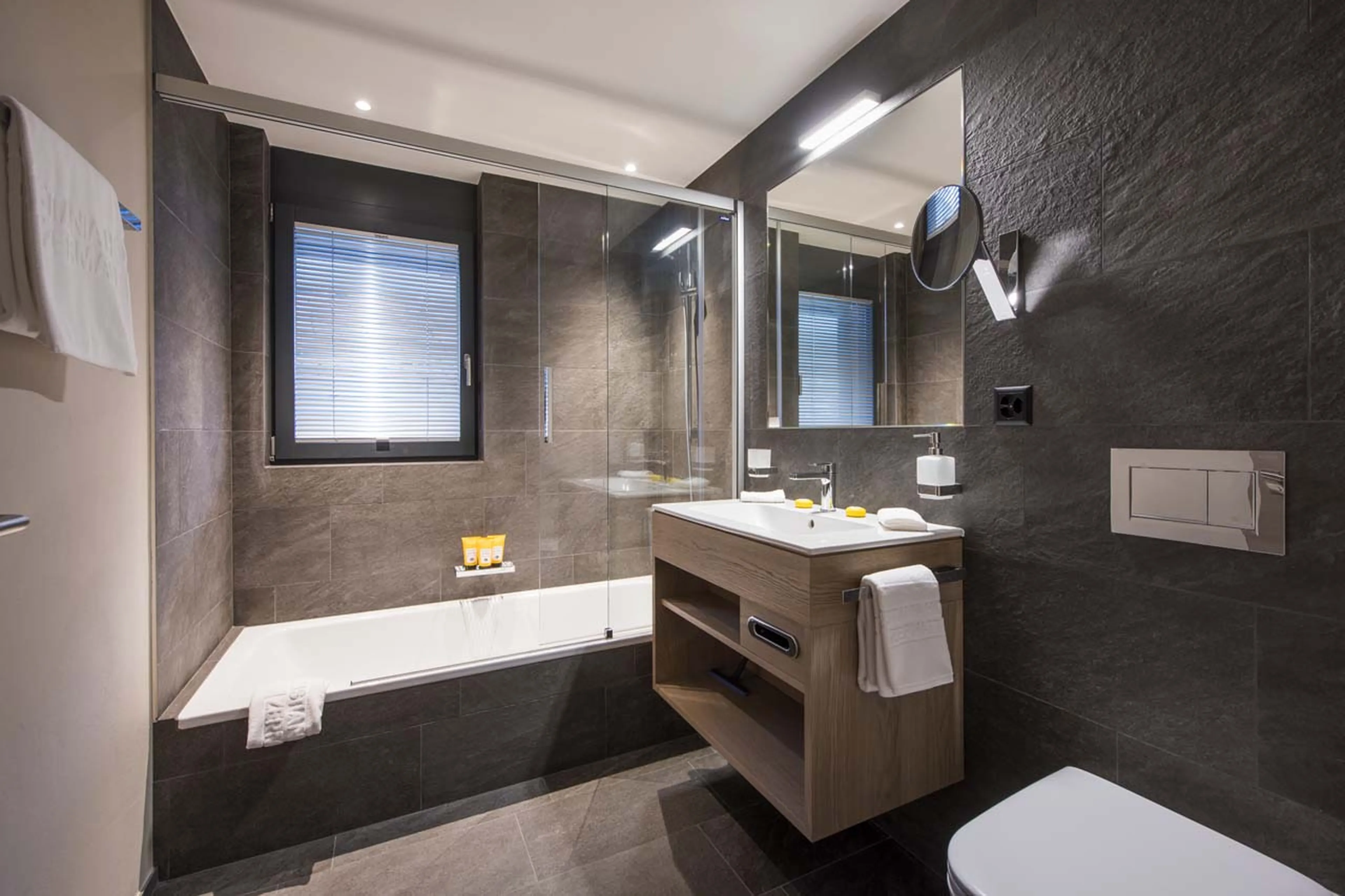 Bathroom one at Christiania Apartment 5 in Zermatt