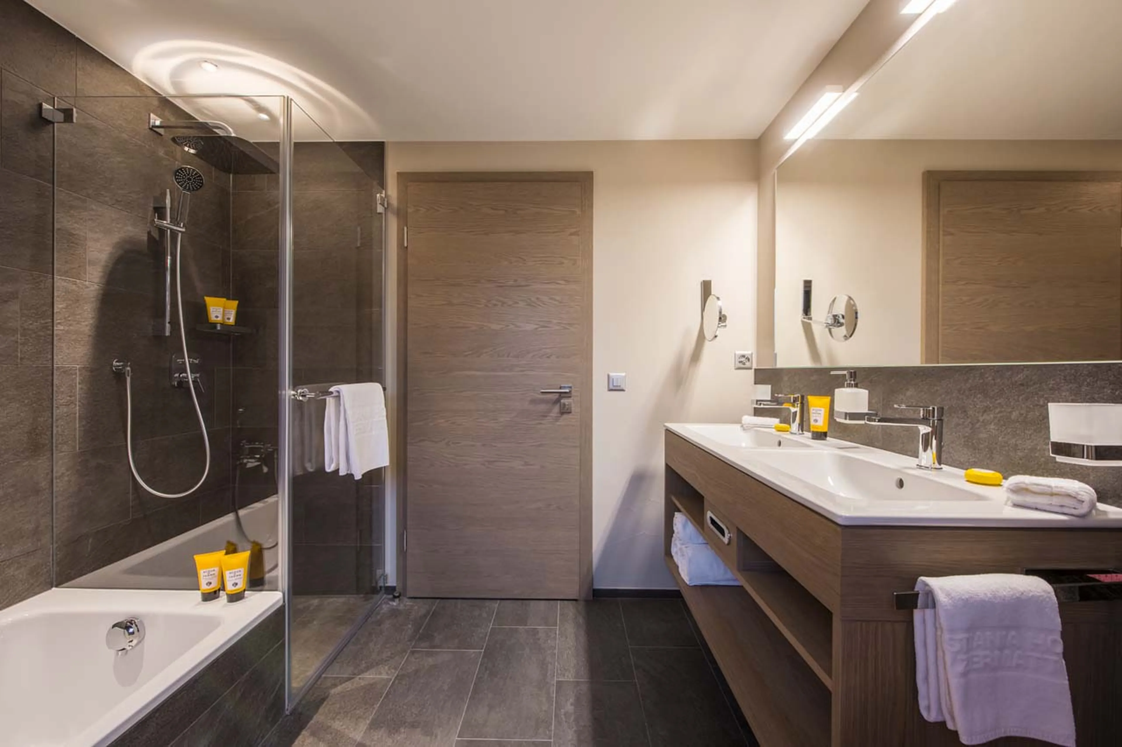 Bathroom one at Christiania Apartment 7 in Zermatt