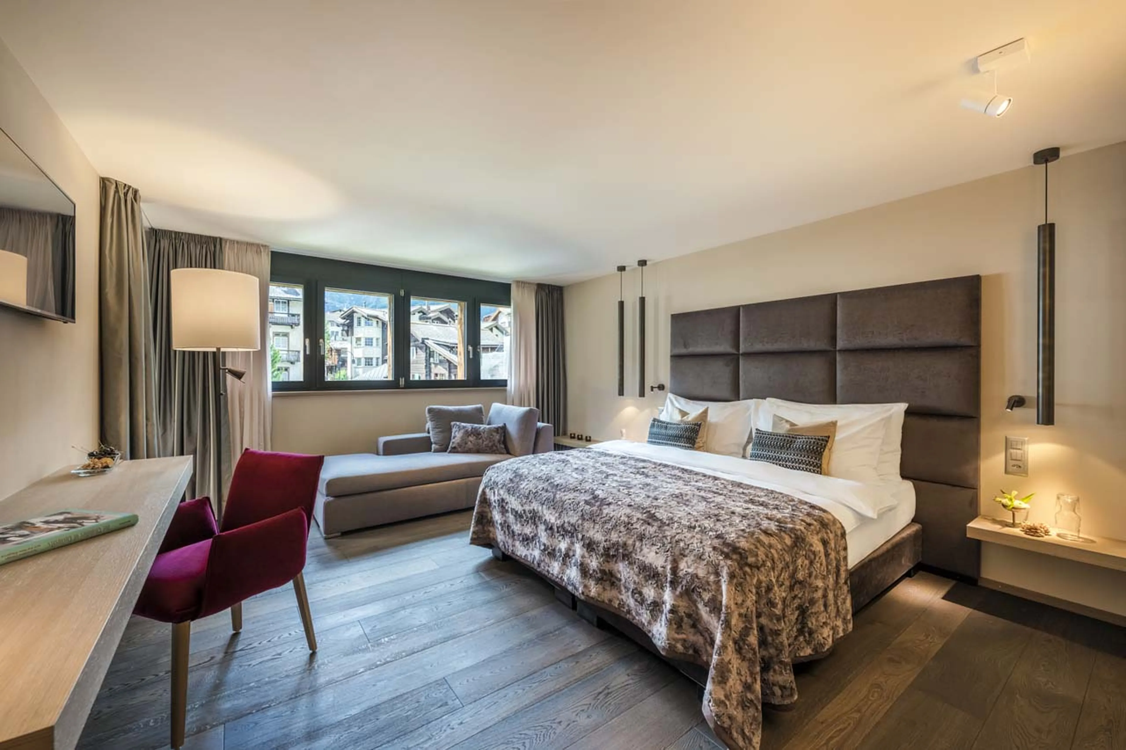 Bedroom seven at Christiania Penthouse in Zermatt