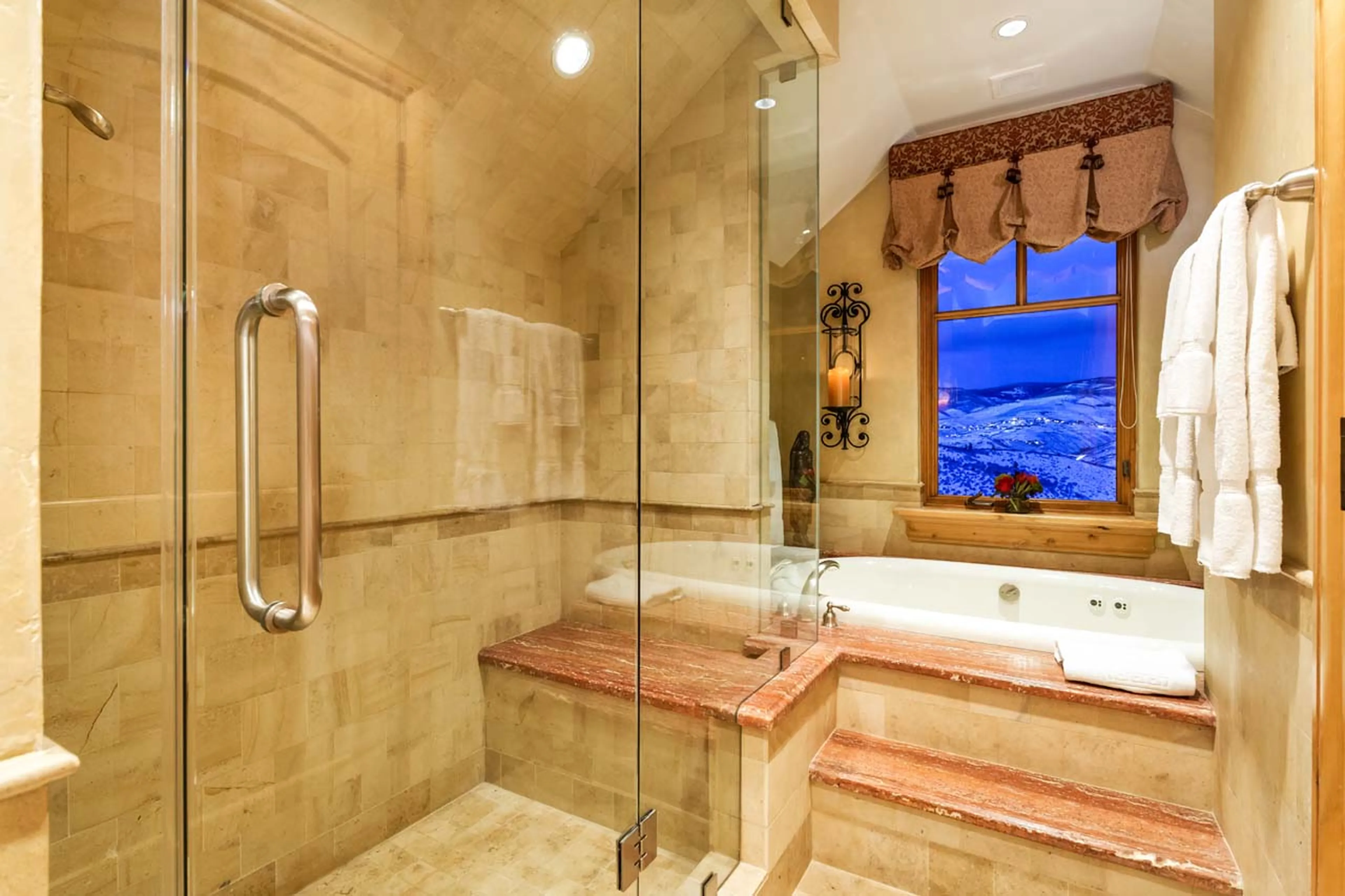 Bathroom one at Colorado Lodge in Beaver Creek