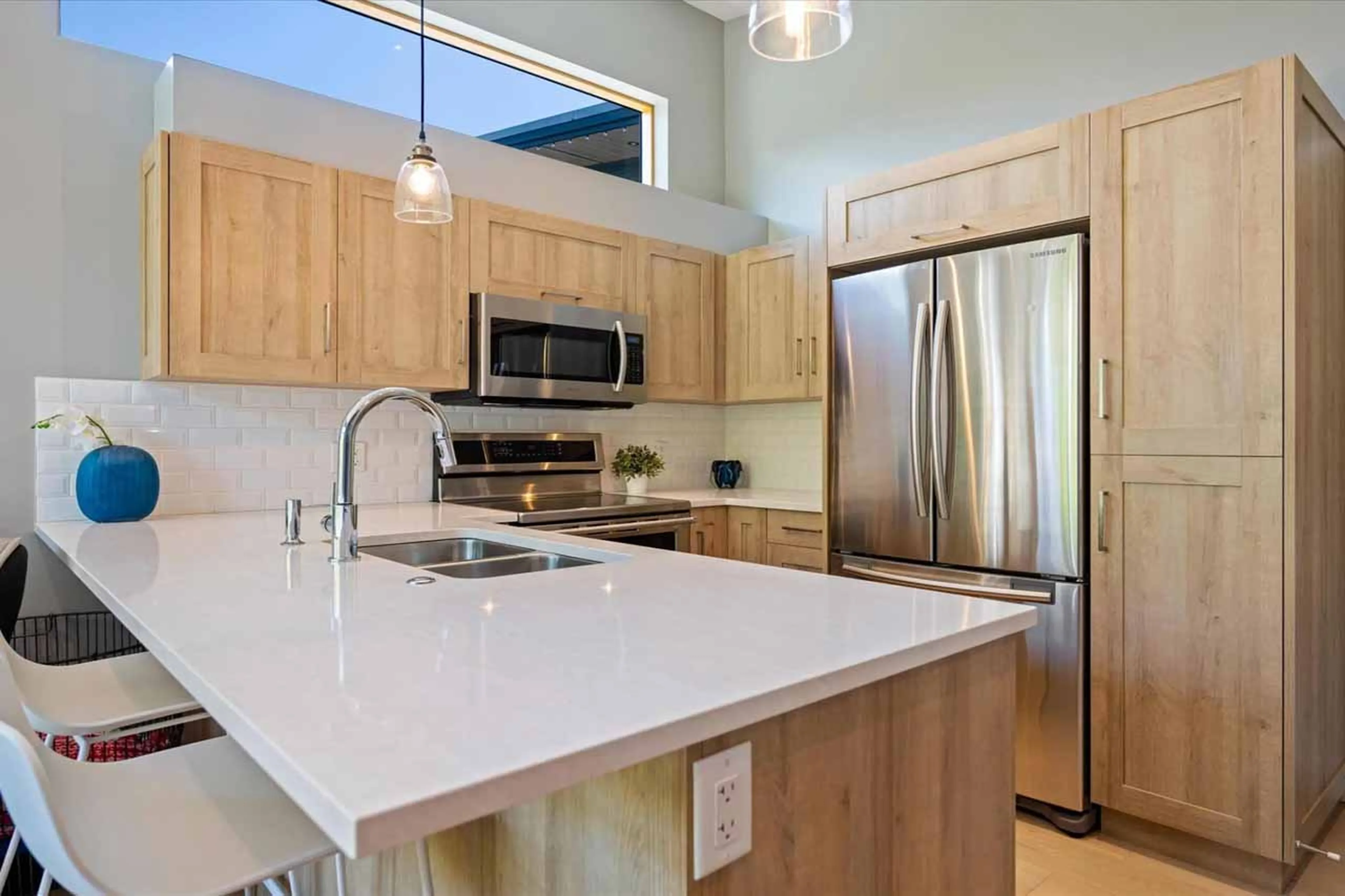 Suite kitchen at Cypress Links in Whistler