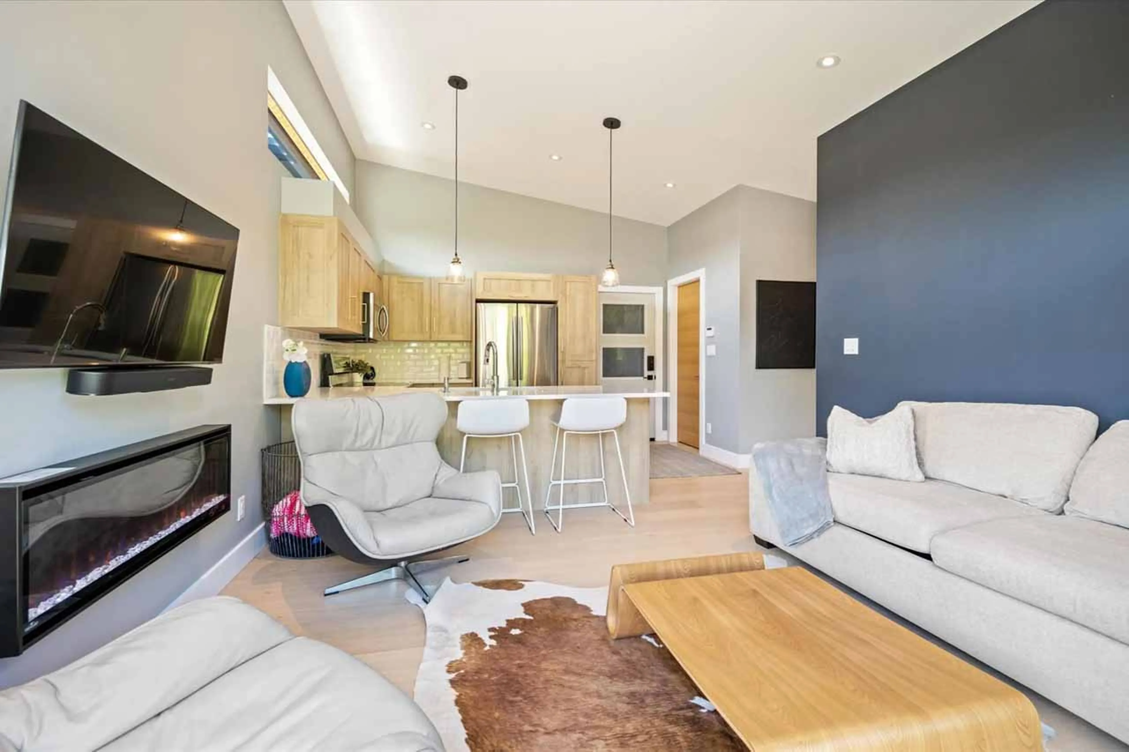 Open plan suite at Cypress Links in Whistler