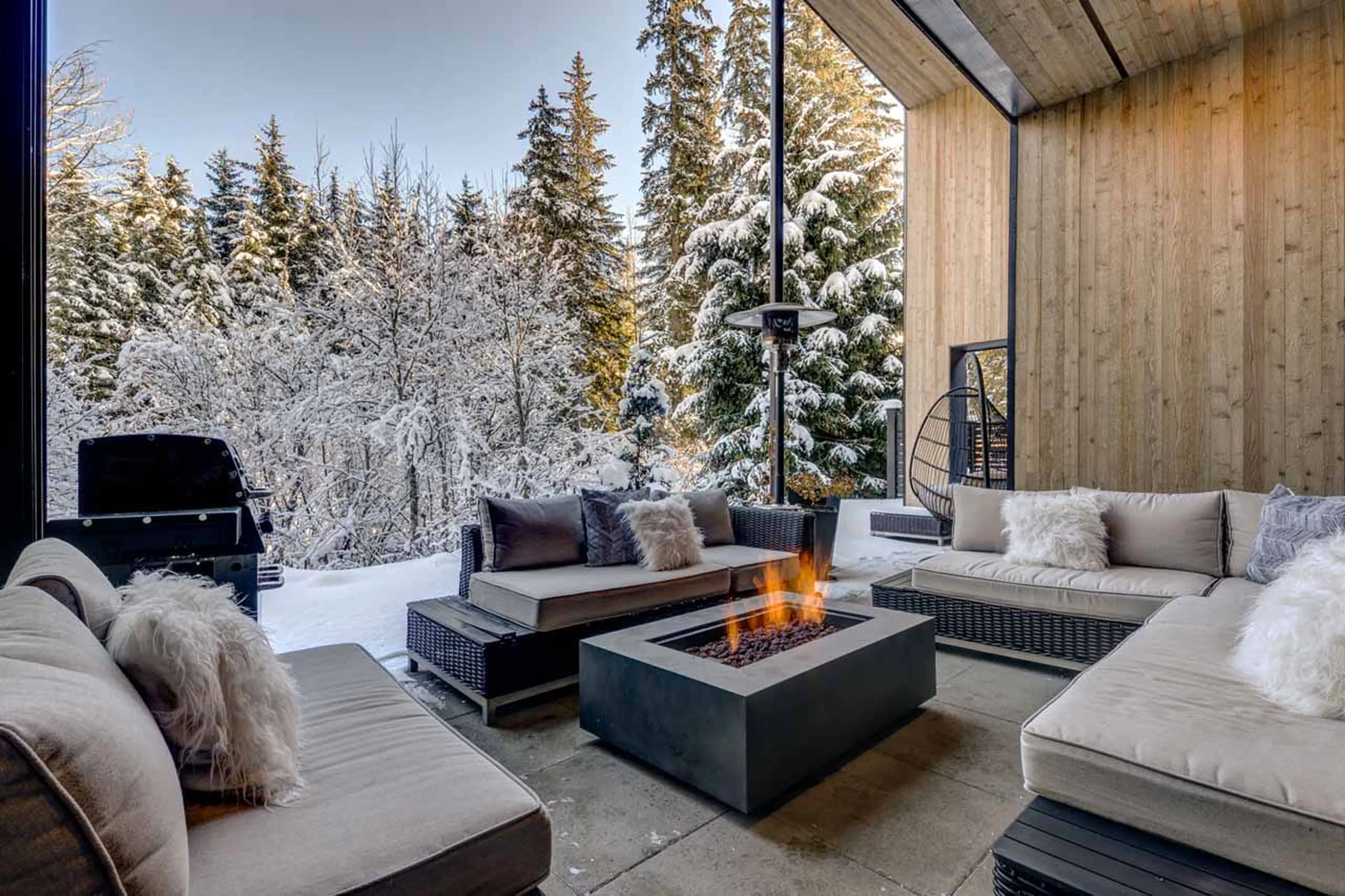 Terrace at Cypress Sky Retreat in Whistler