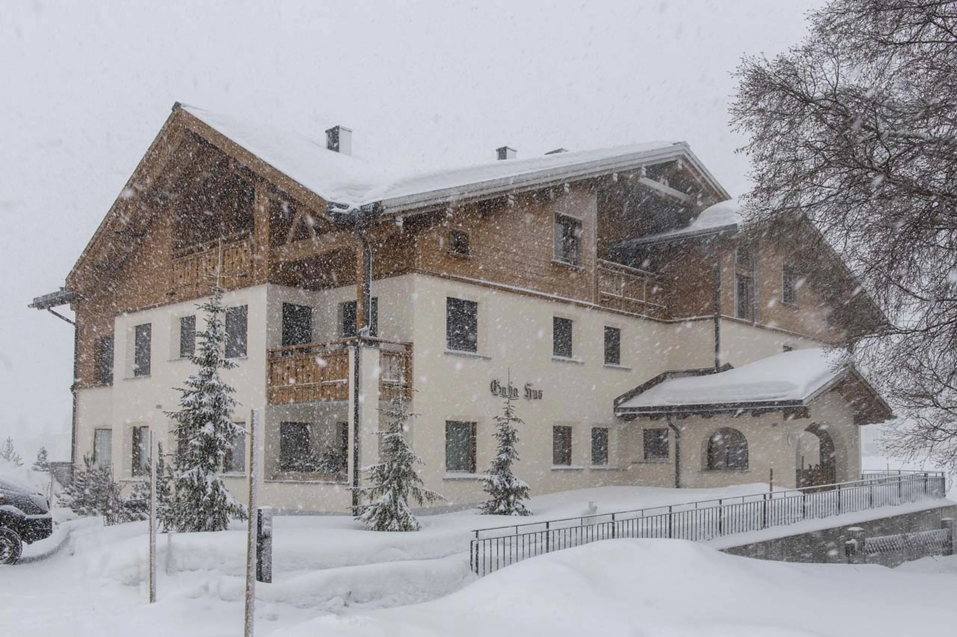 Exterior of Dischma Penthouse in Davos