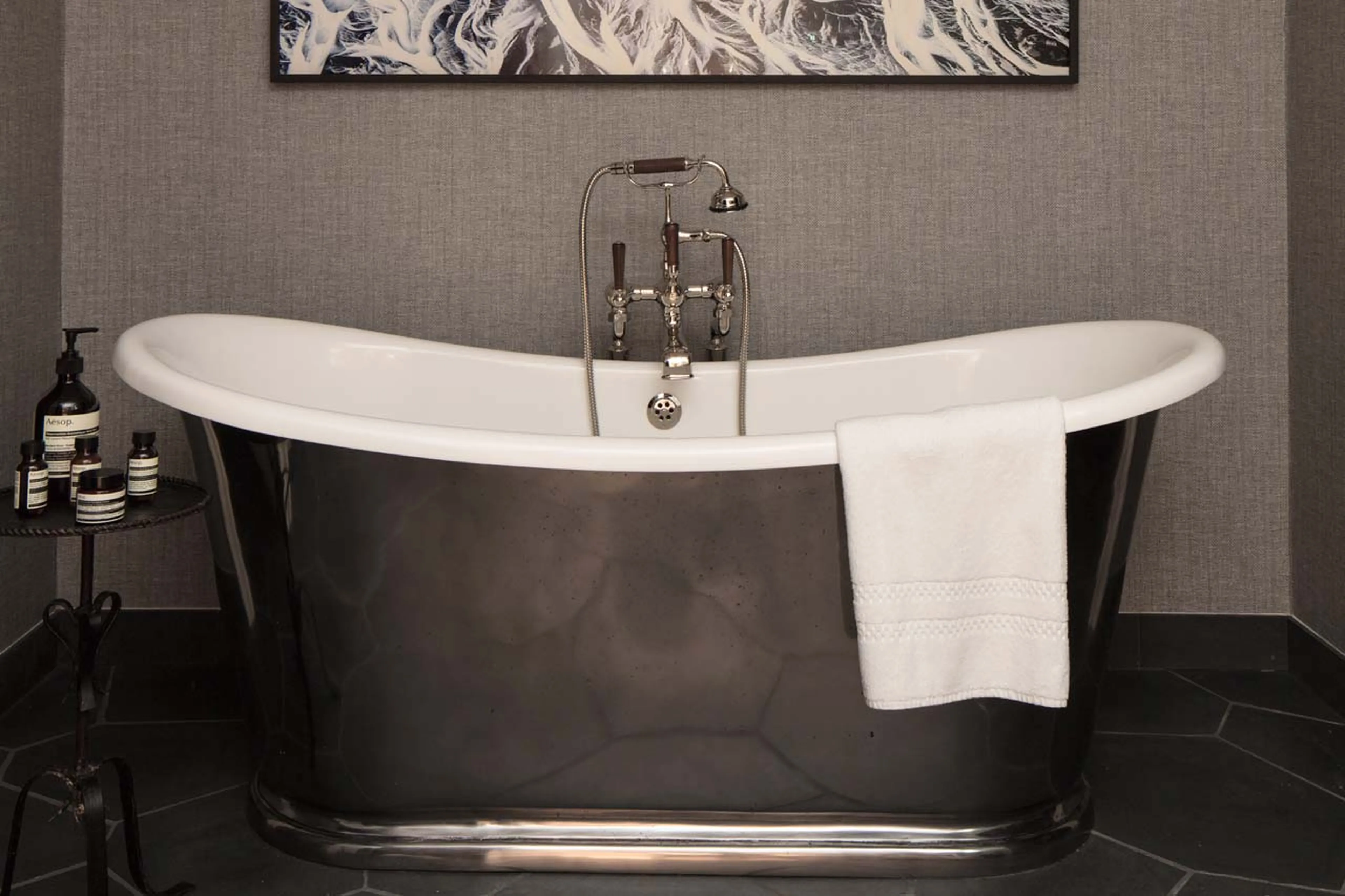 Bathtub at Deplar Farm in Iceland