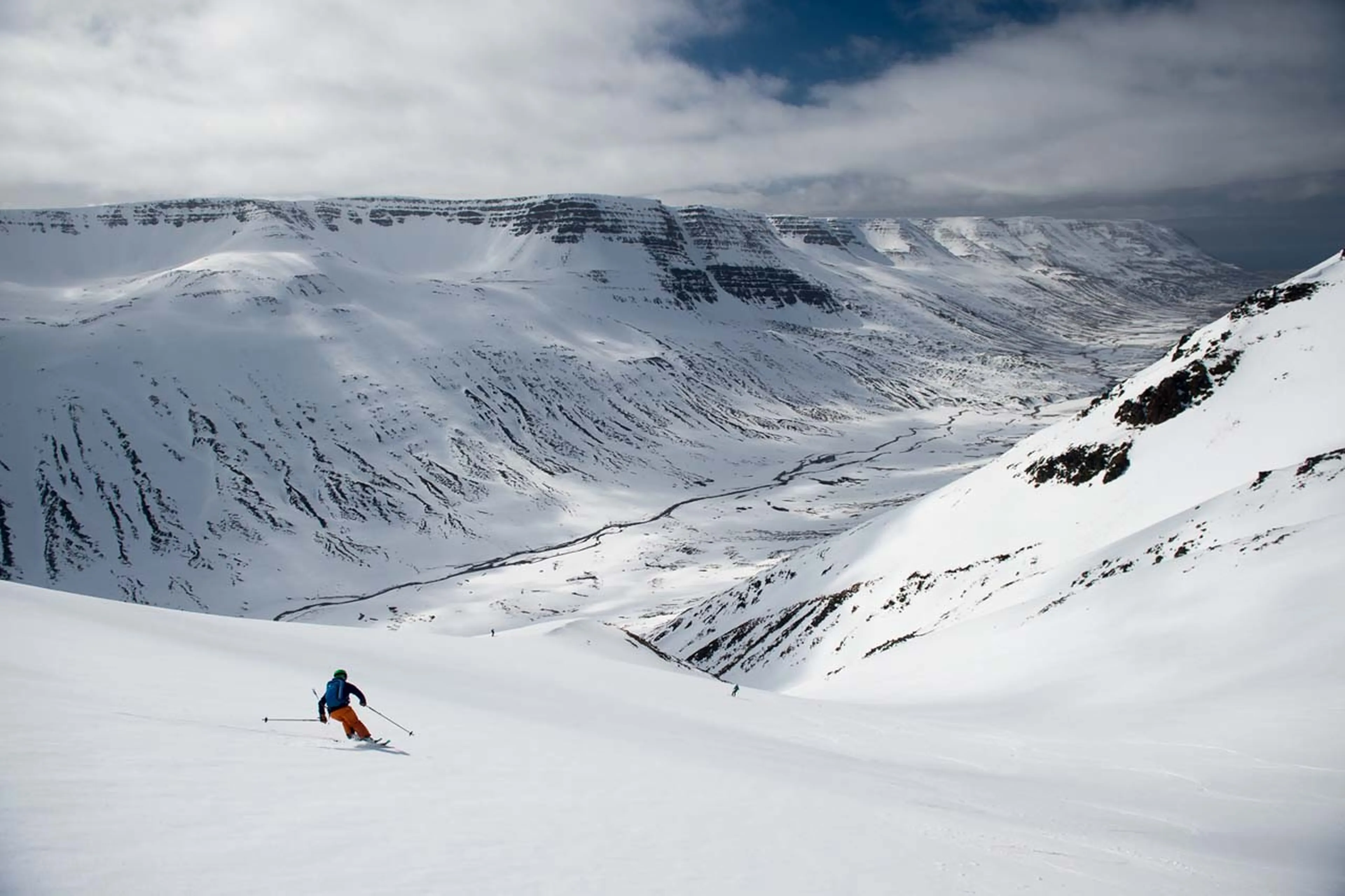 Stunning views and skiing at Deplar Farm in Iceland