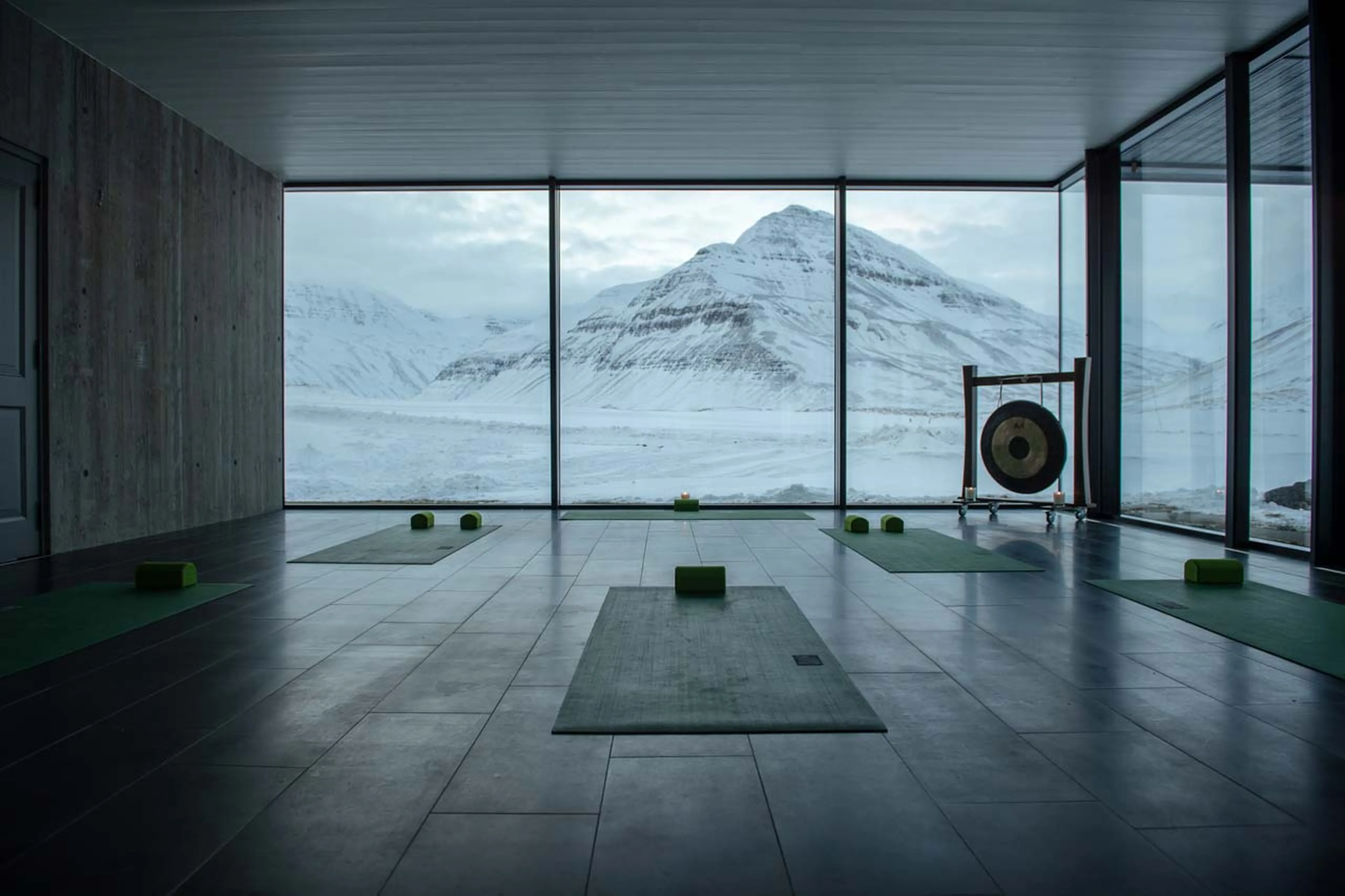 Yoga at Deplar Farm in Iceland