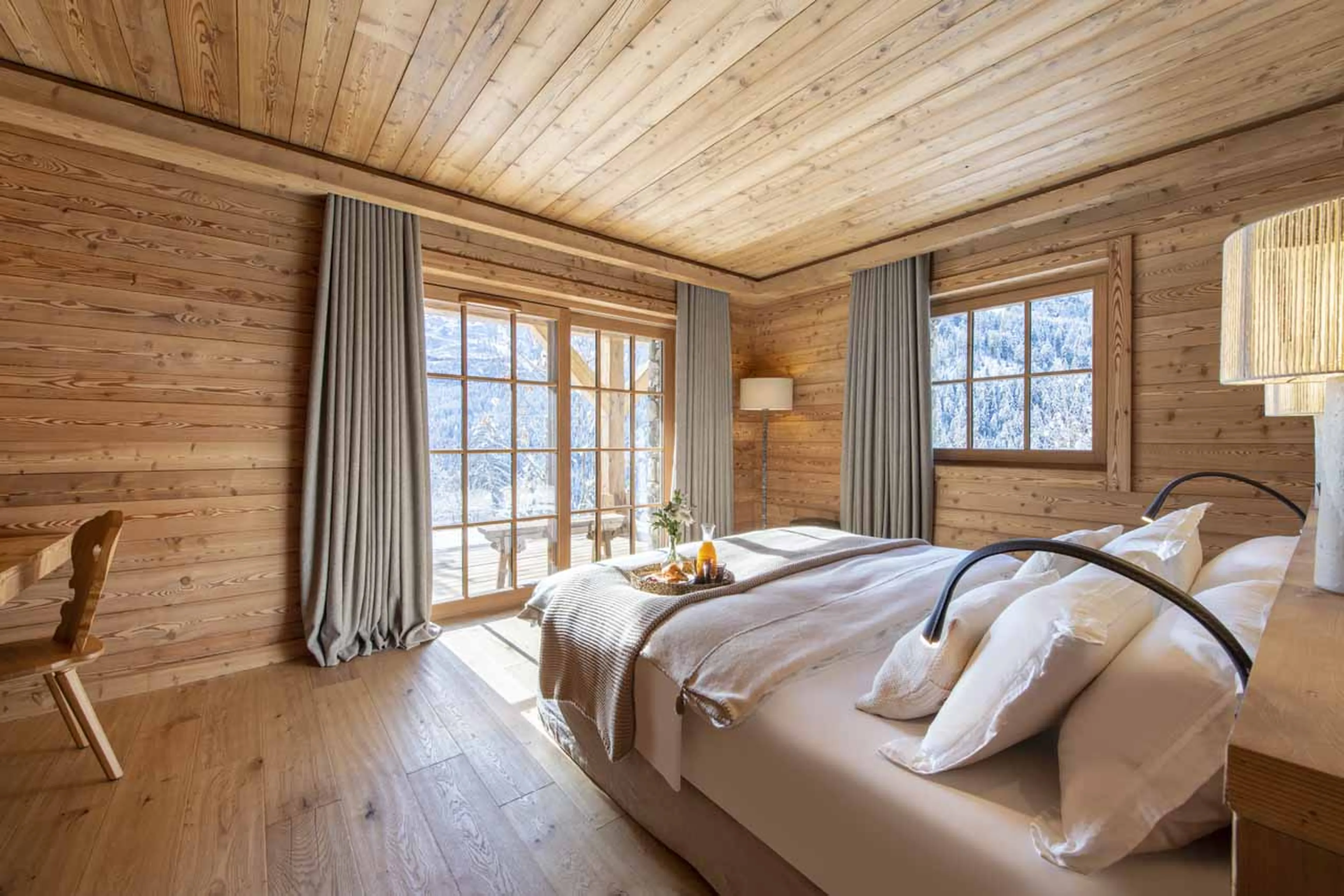 Access to terrace at Chalet Domaine de l'Orme in Meribel