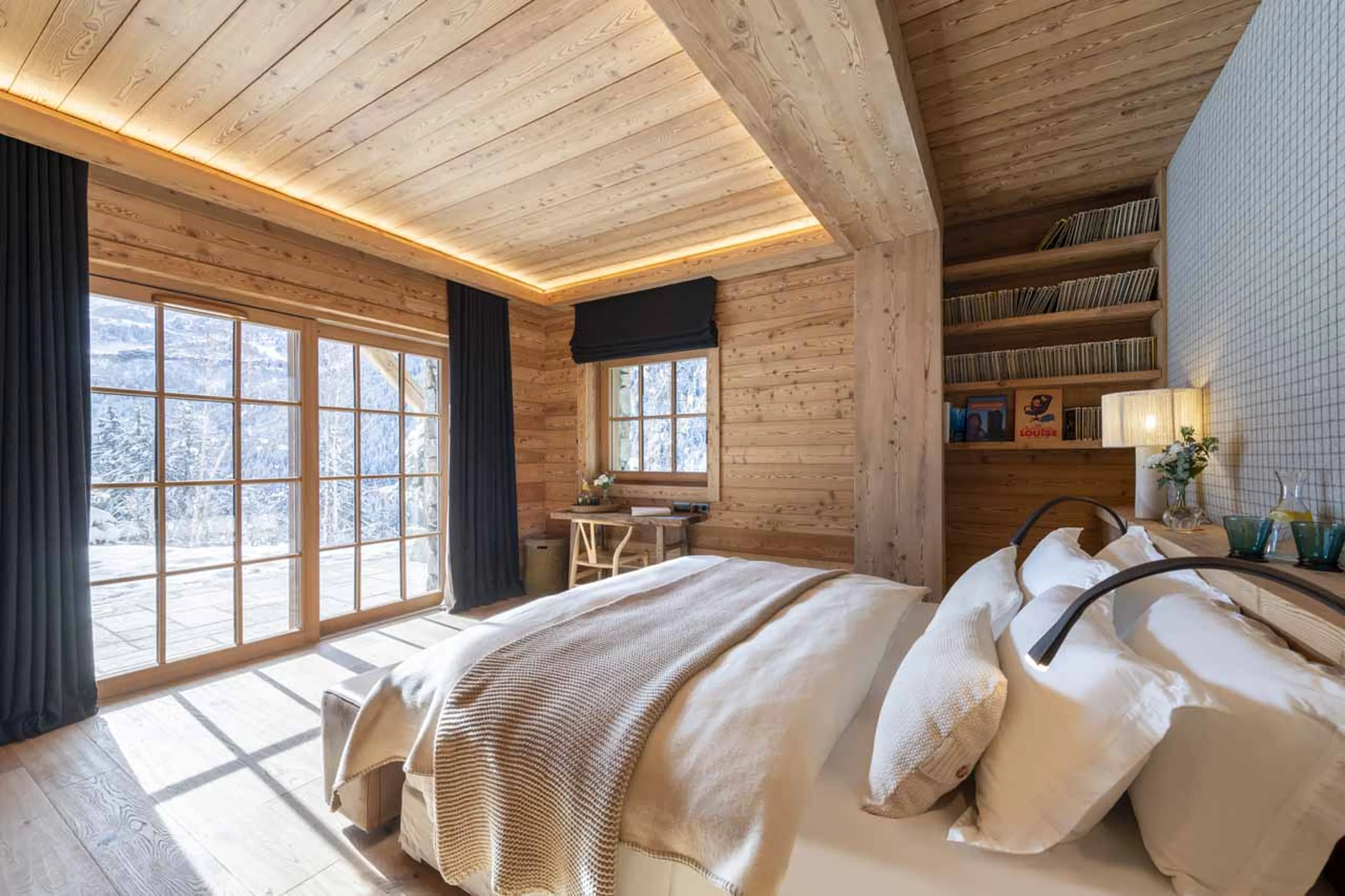 Terrace access at Chalet Domaine de l'Orme in Meribel