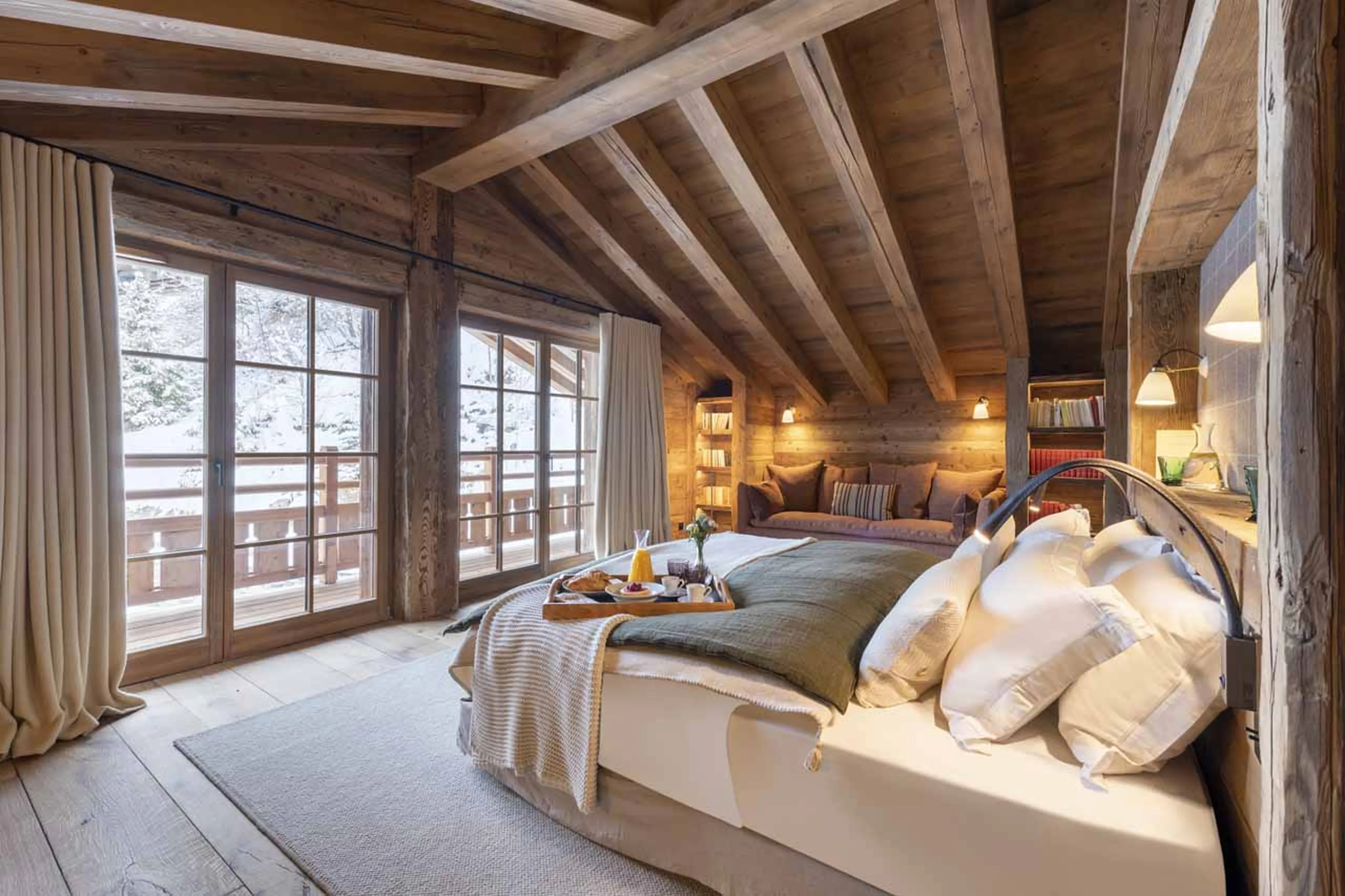 Balcony access at Chalet Domaine de l'Orme in Meribel