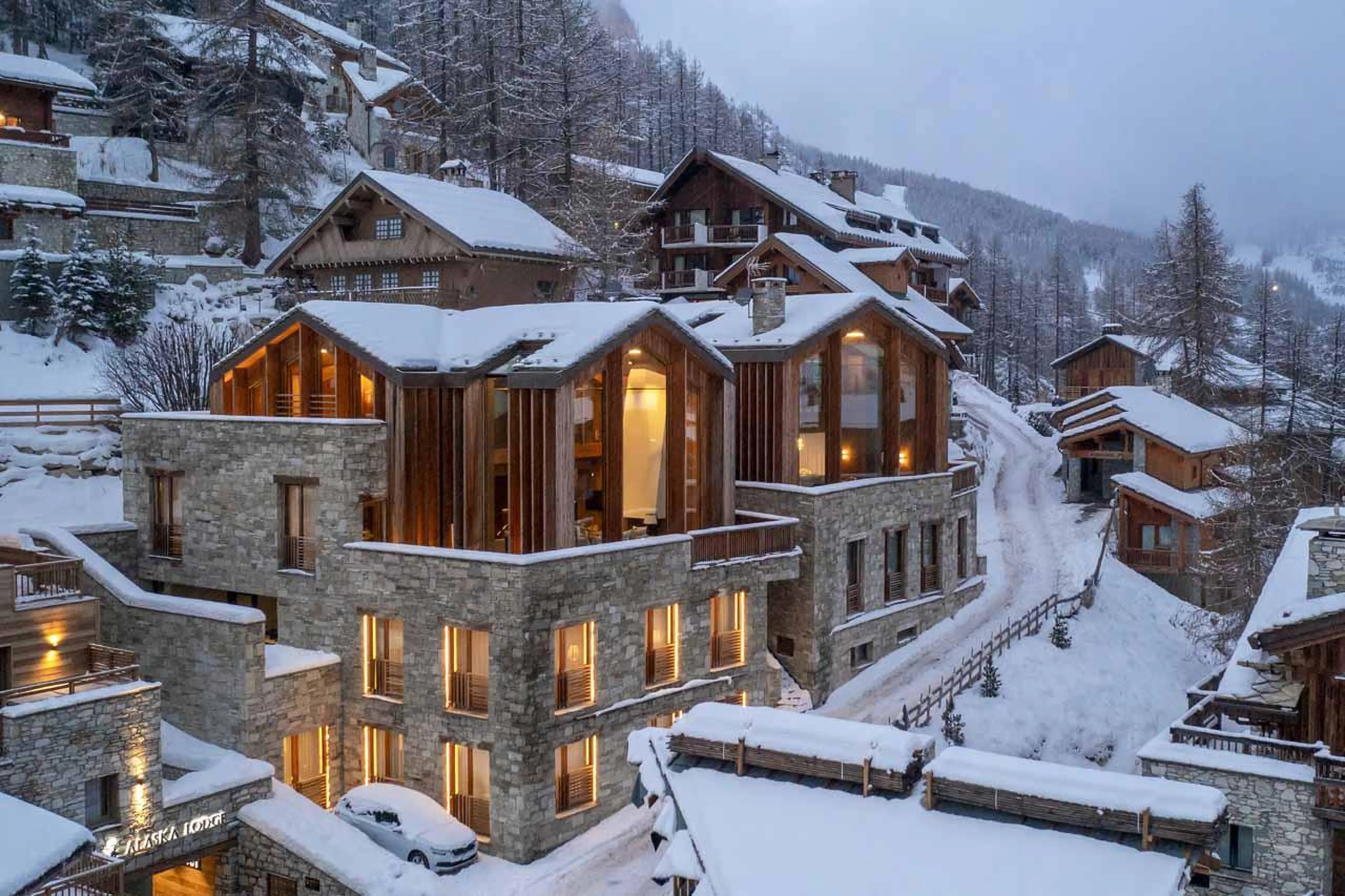 Exterior of Etoile du Nord East Wing in Val d'Isere