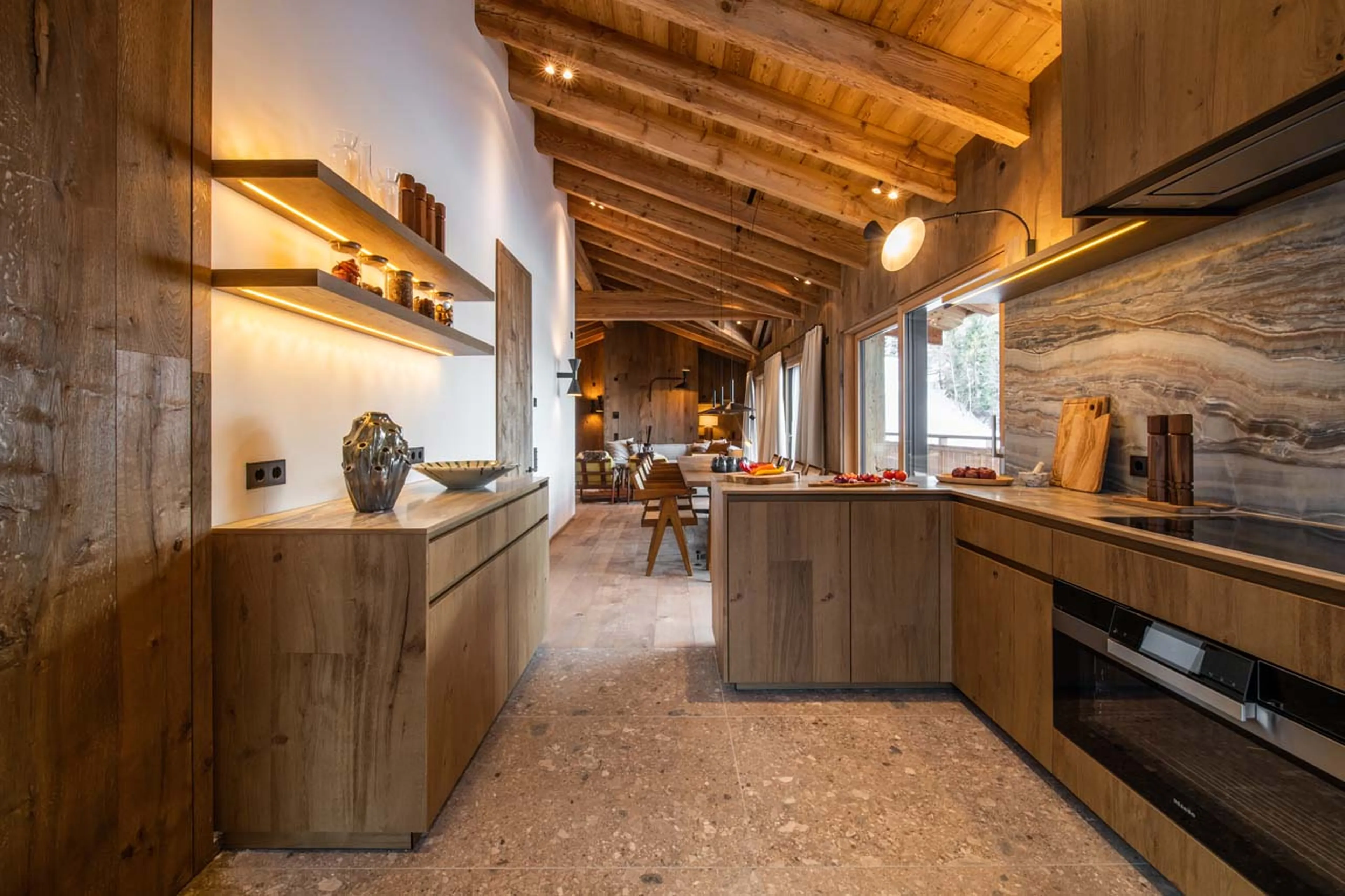 Well-equipped kitchen at Fabiola Penthouse in St Anton