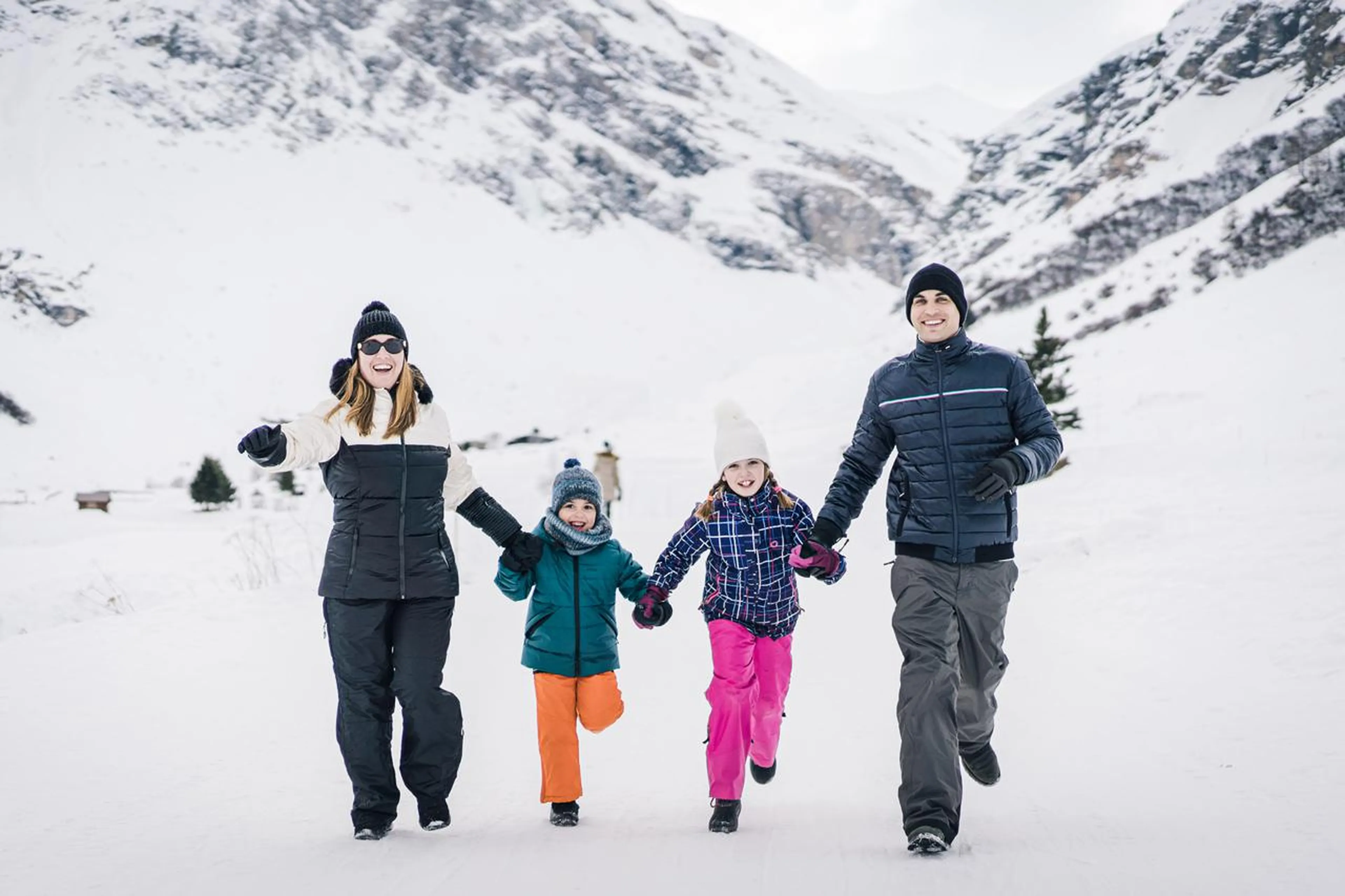 Skiing with children in Val d'Isere