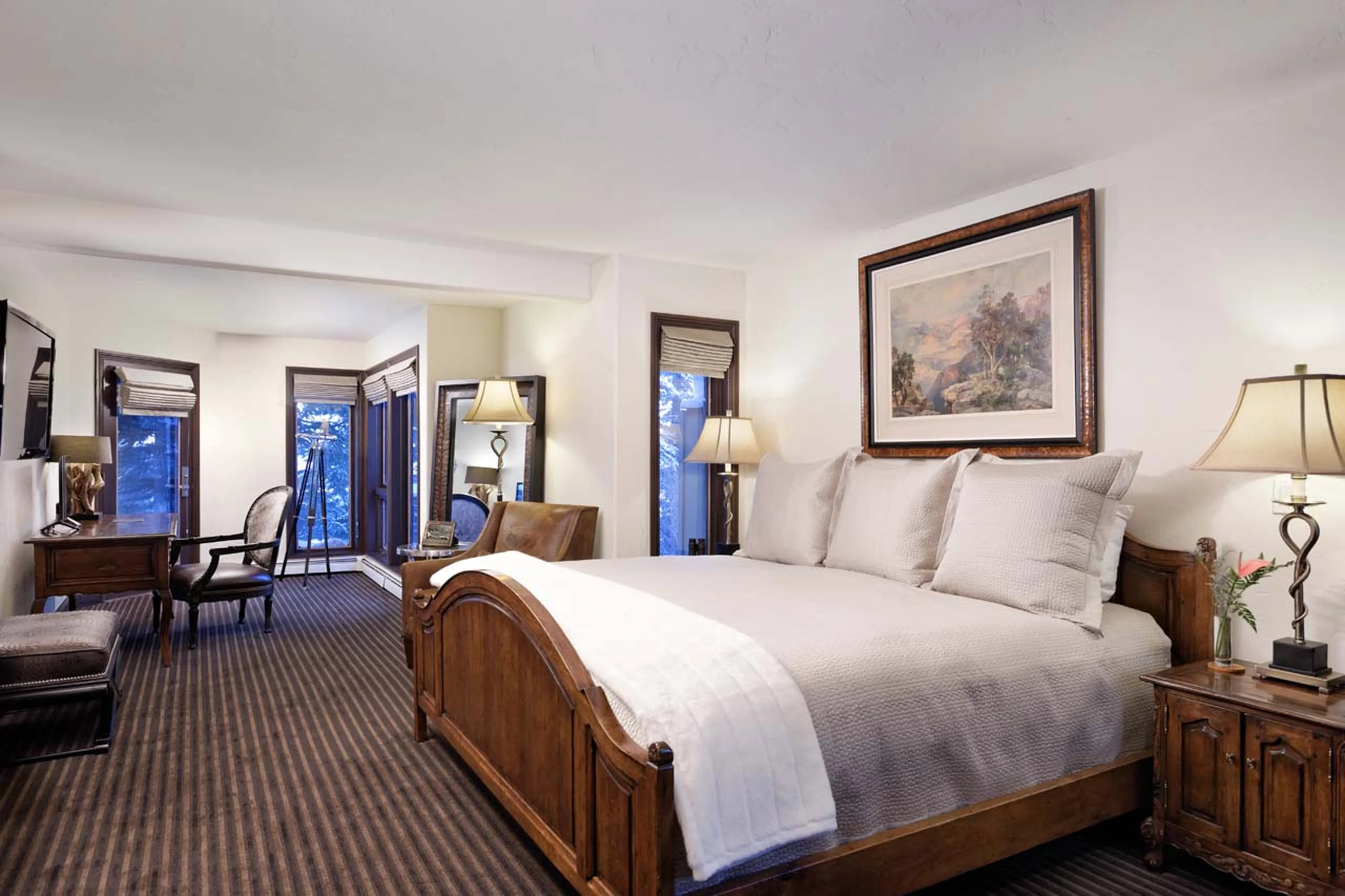 Bedroom two at Four Peaks Estate in Aspen