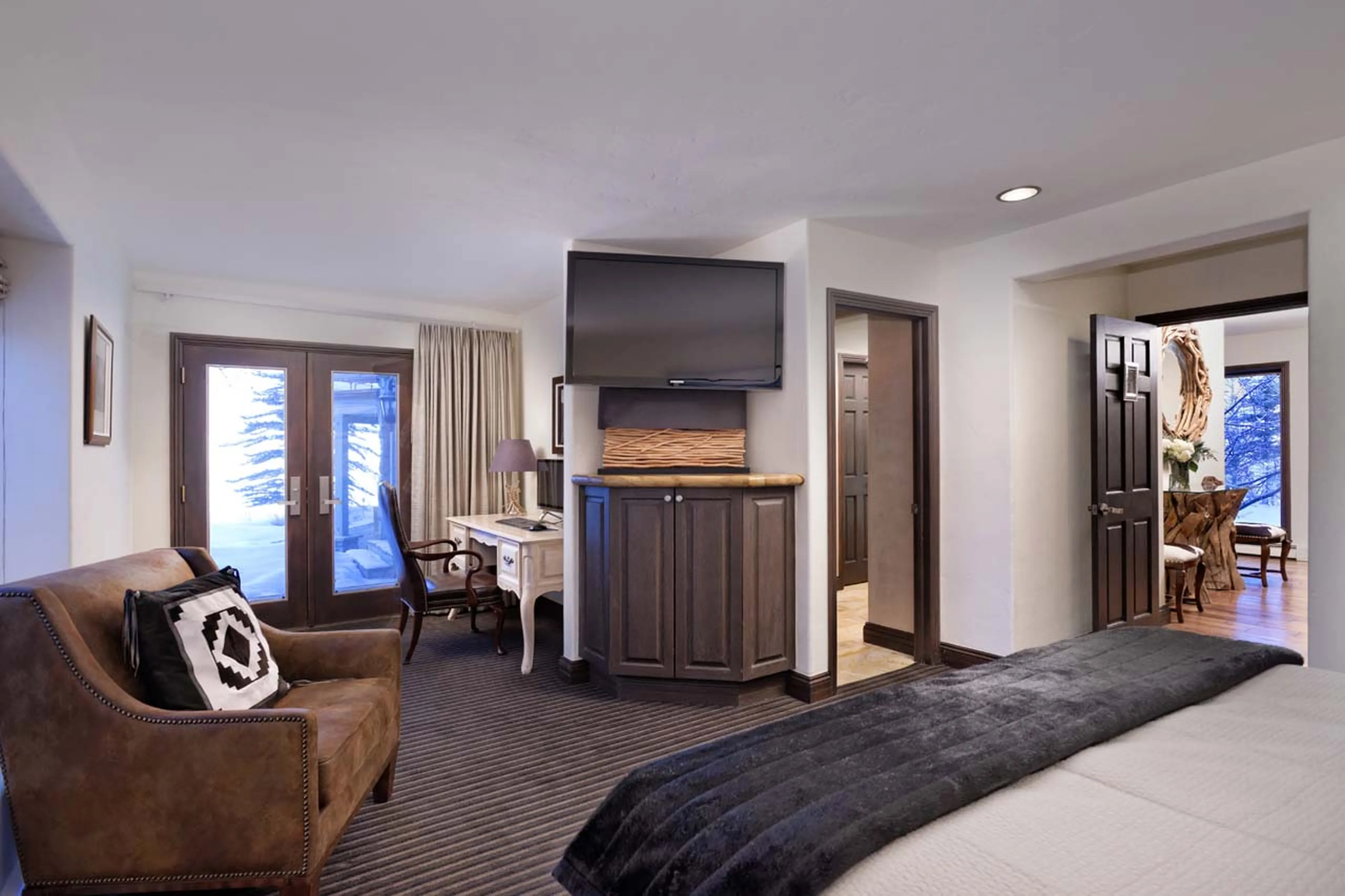 Bedroom three at Four Peaks Estate in Aspen