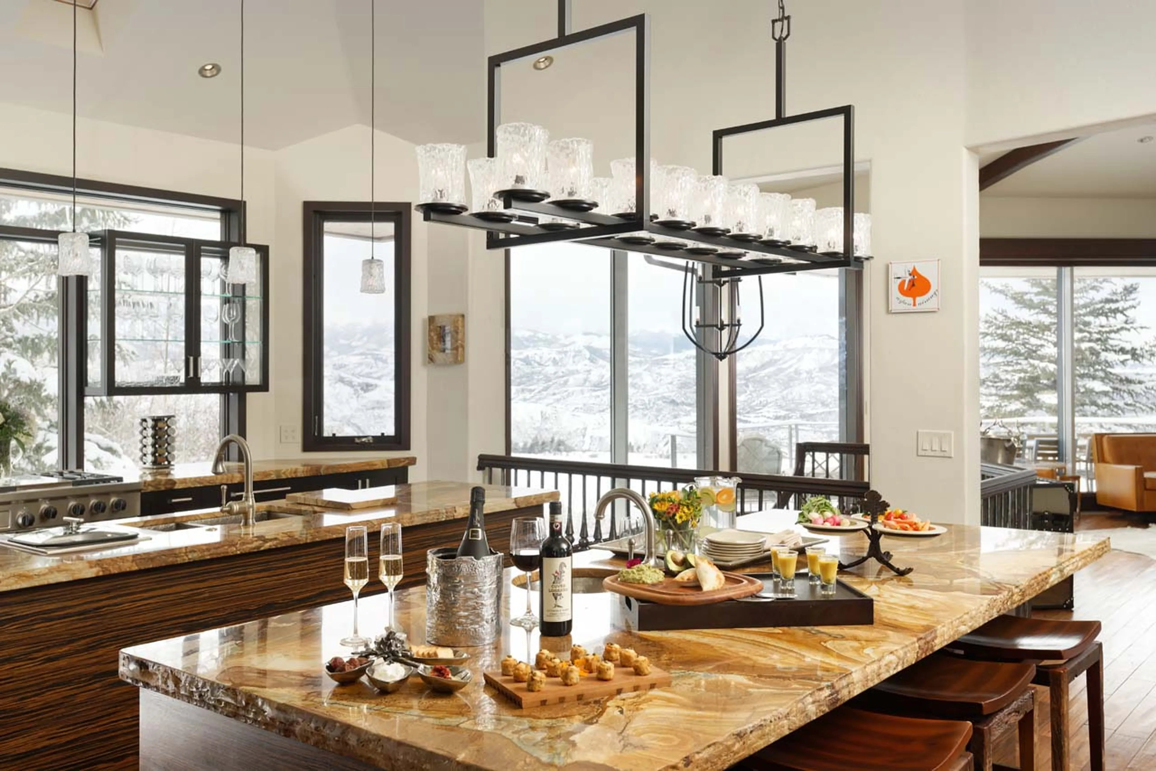 Kitchen at Four Peaks Estate in Aspen