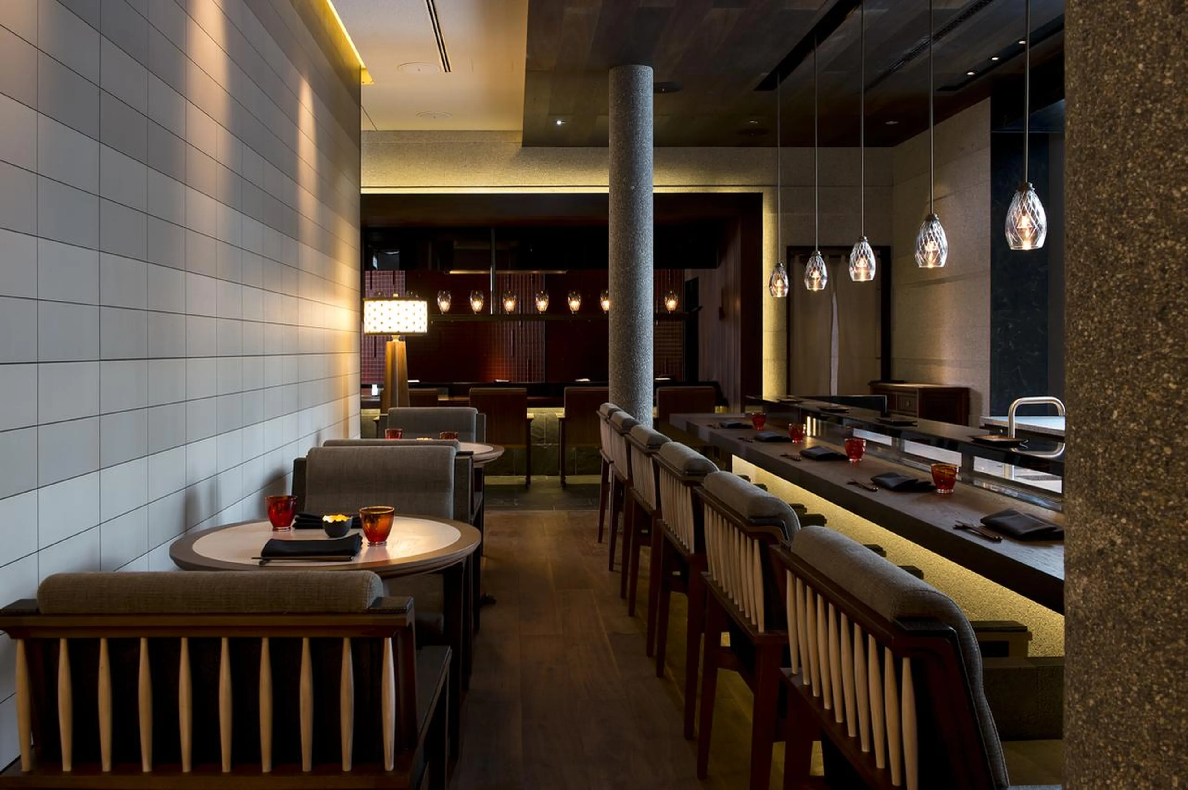 Restaurant at The Chedi hotel in Andermatt