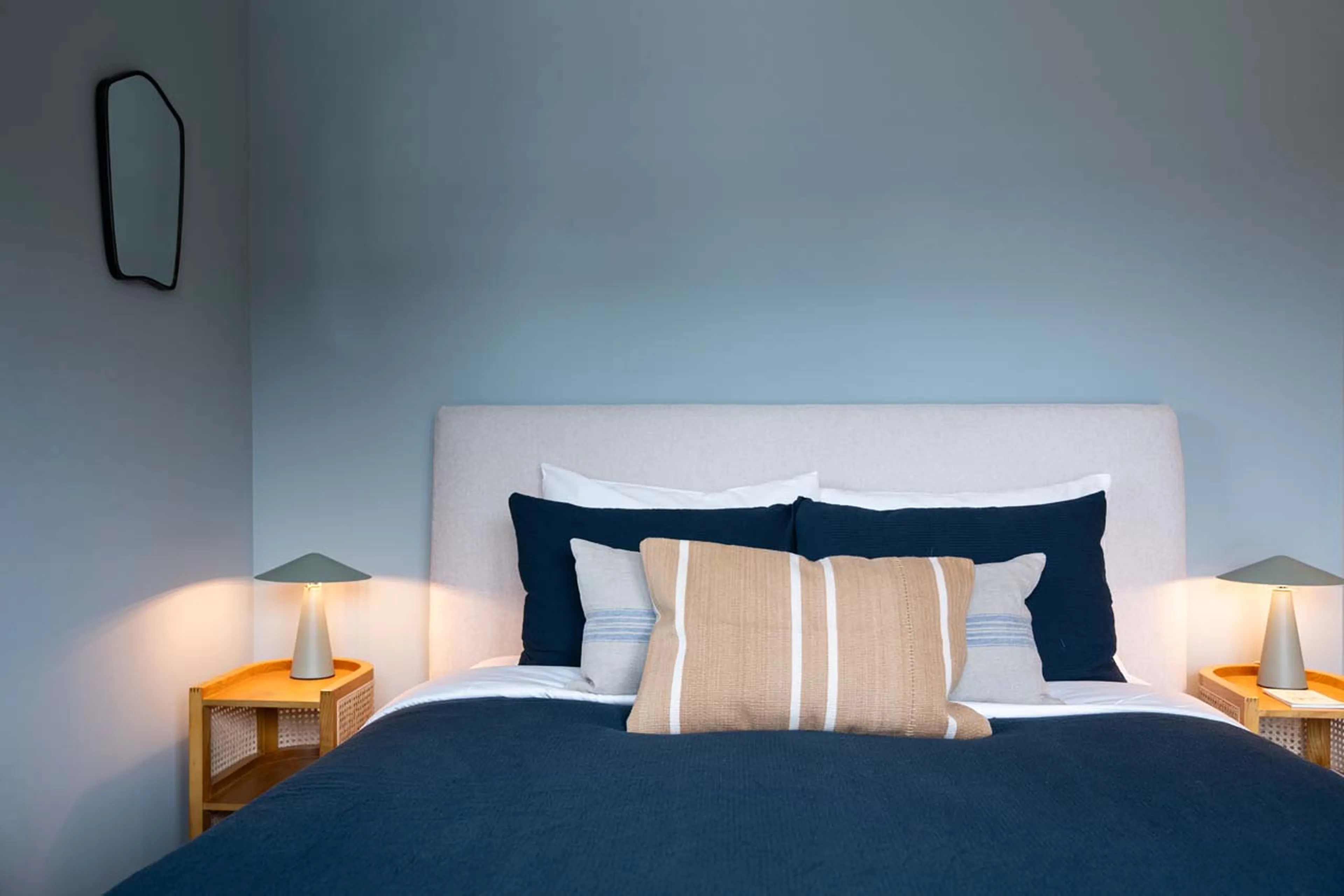 Double bed in Ghost Peak Chalet, Revelstoke