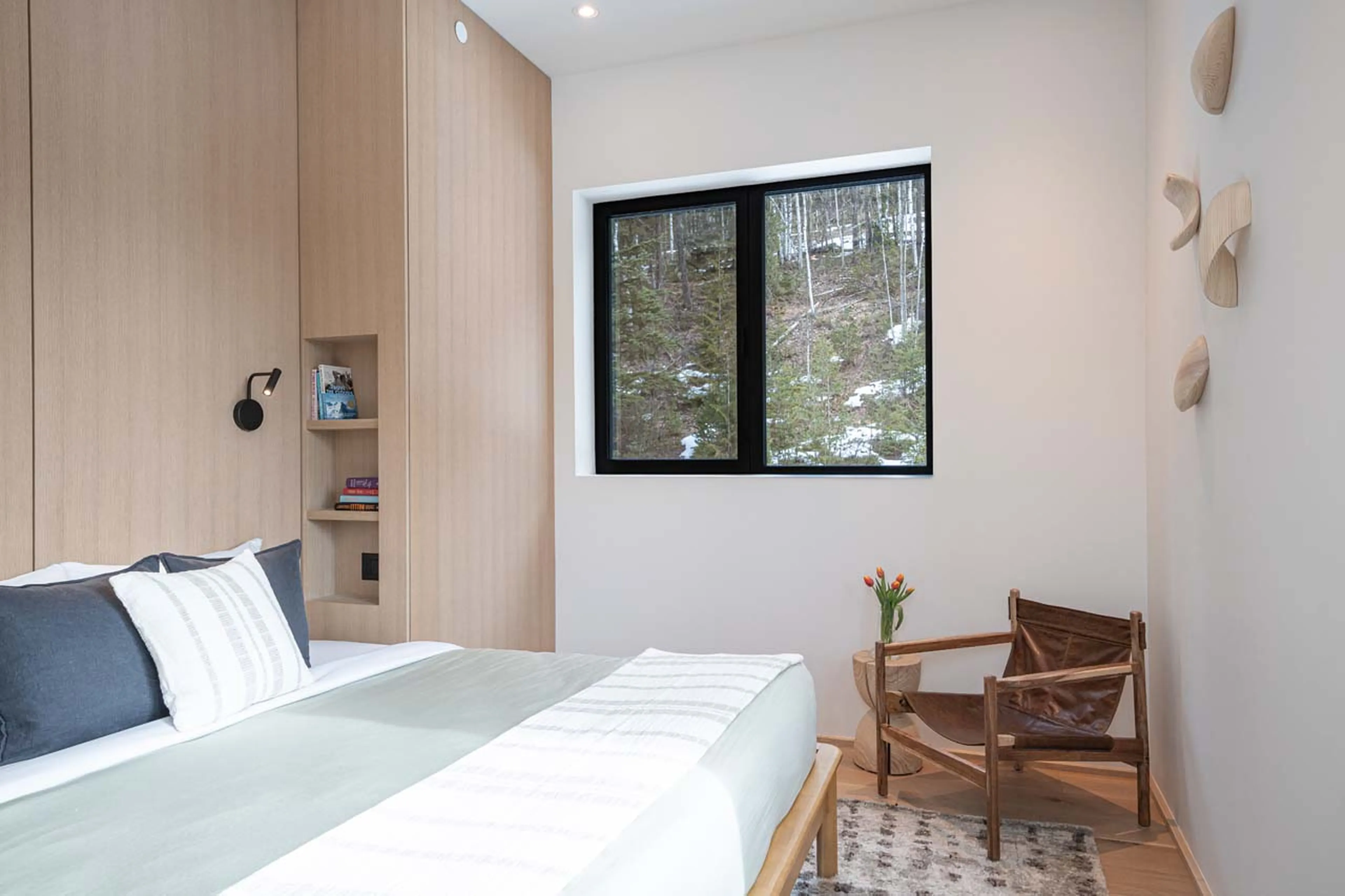 Double bedroom in Ghost Peak Chalet, Revelstoke