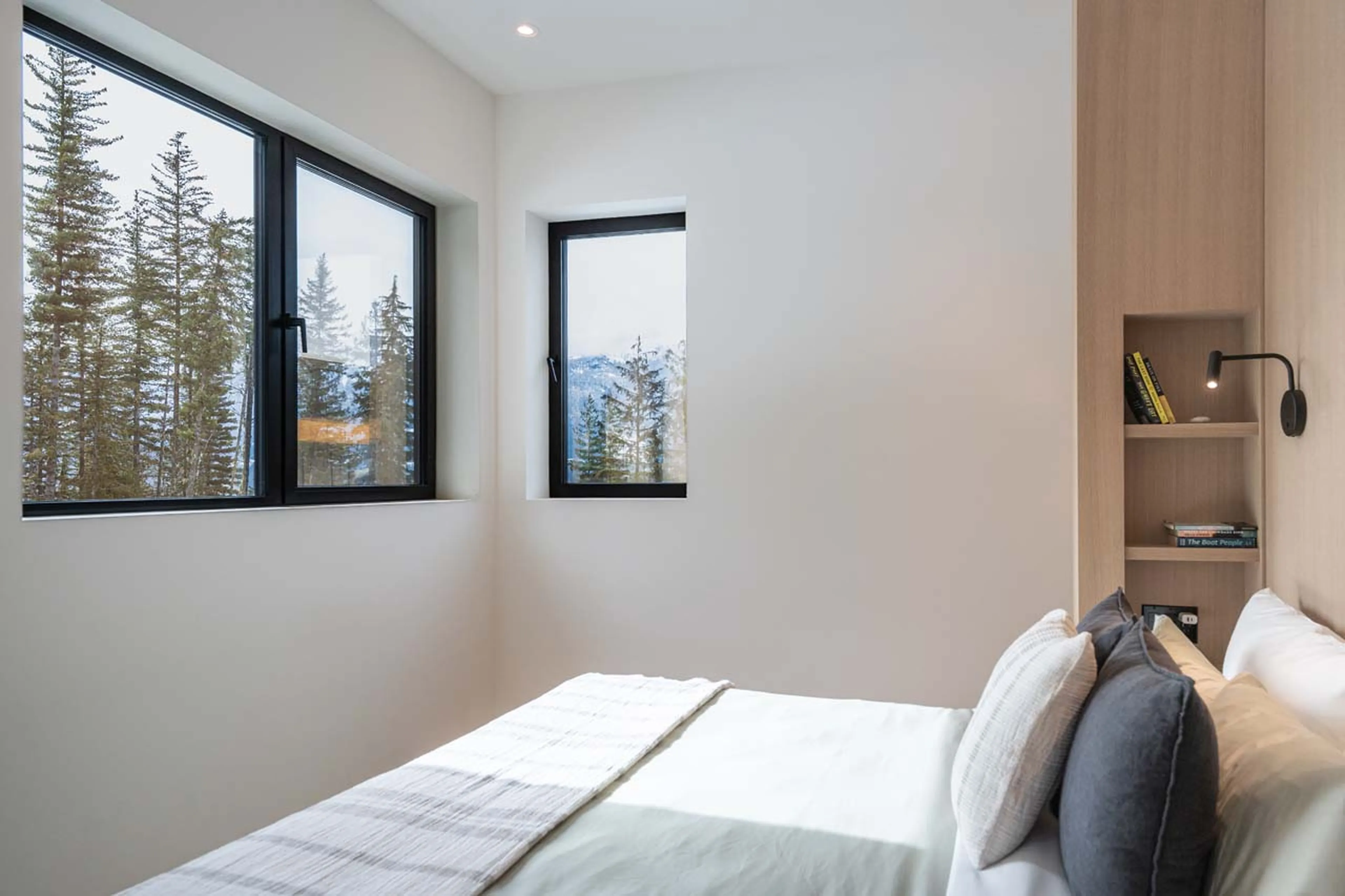 Double bedroom in Ghost Peak Chalet, Revelstoke