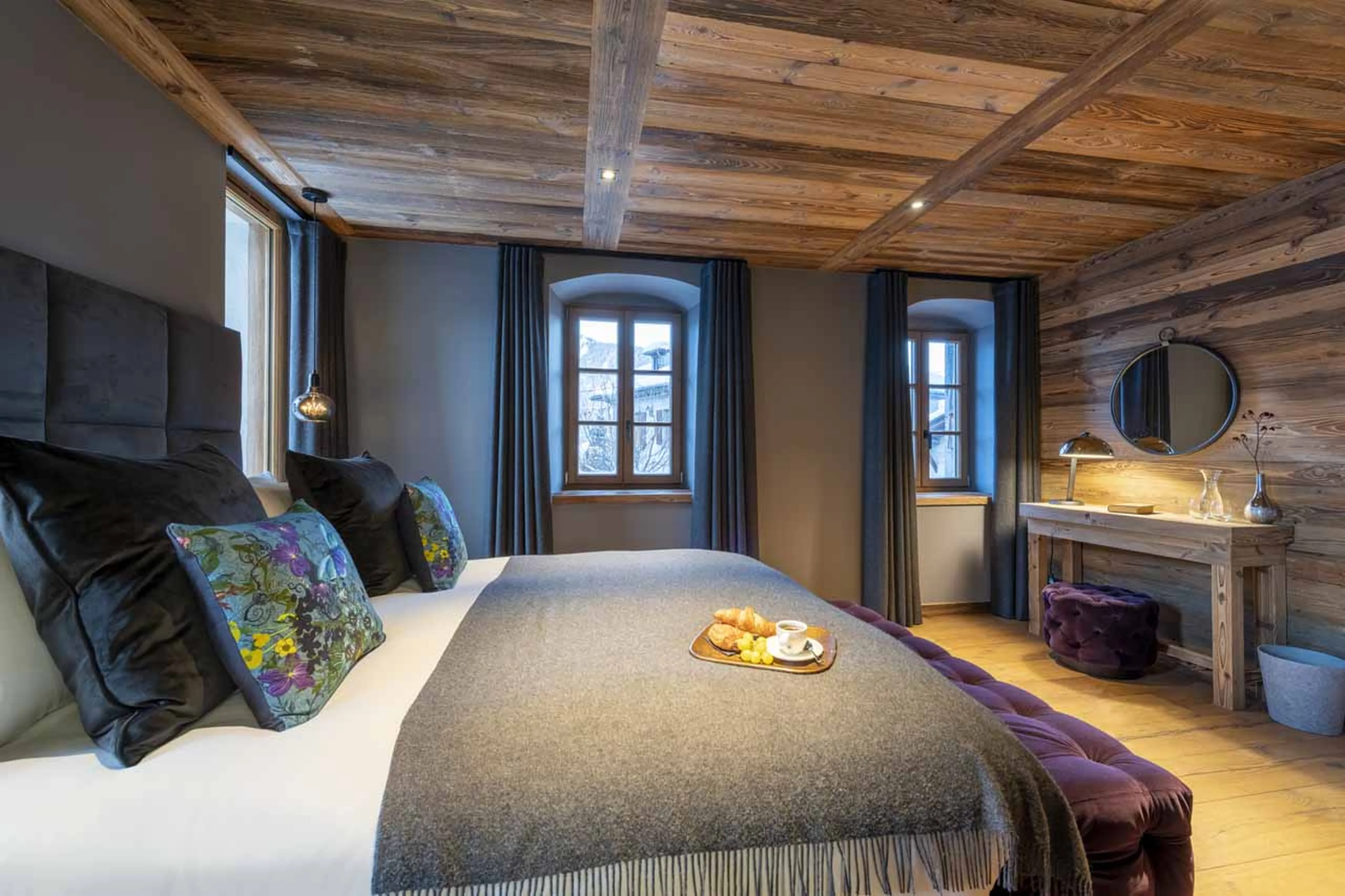 Bedroom four at Grande Maison in Morzine