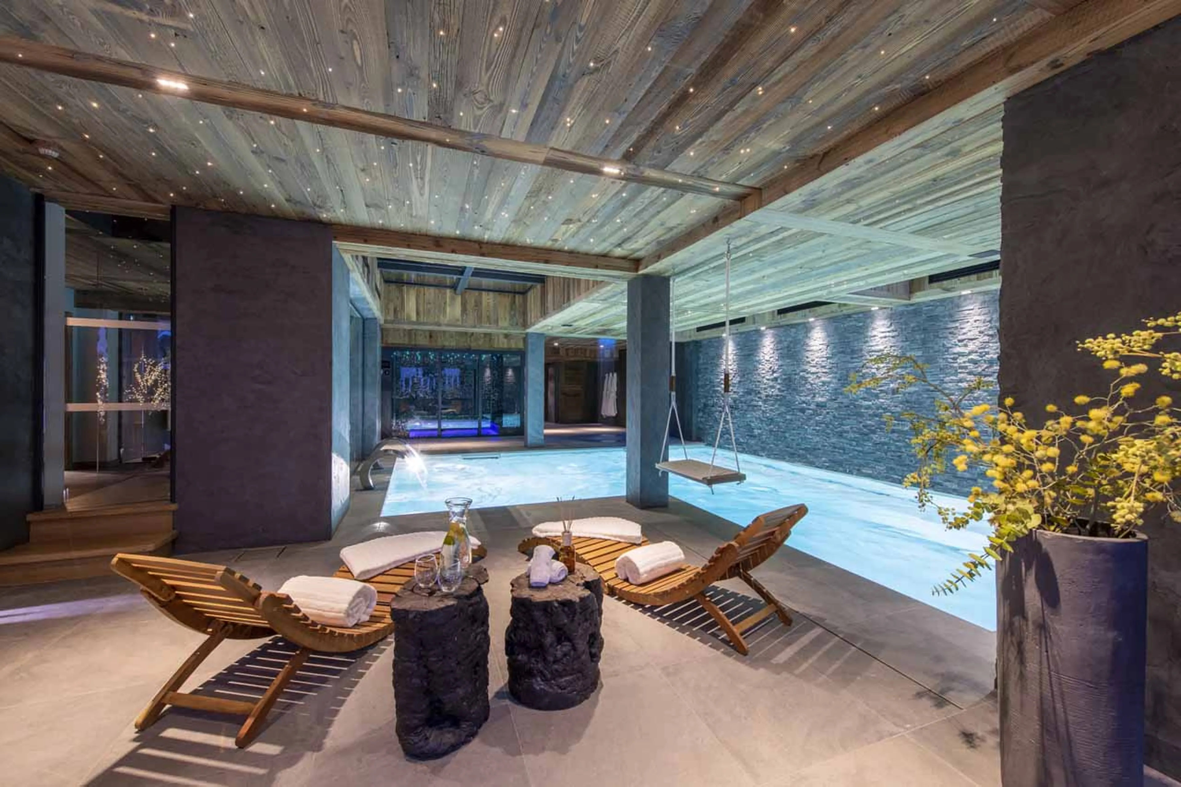 Spa area at Grande Maison in Morzine