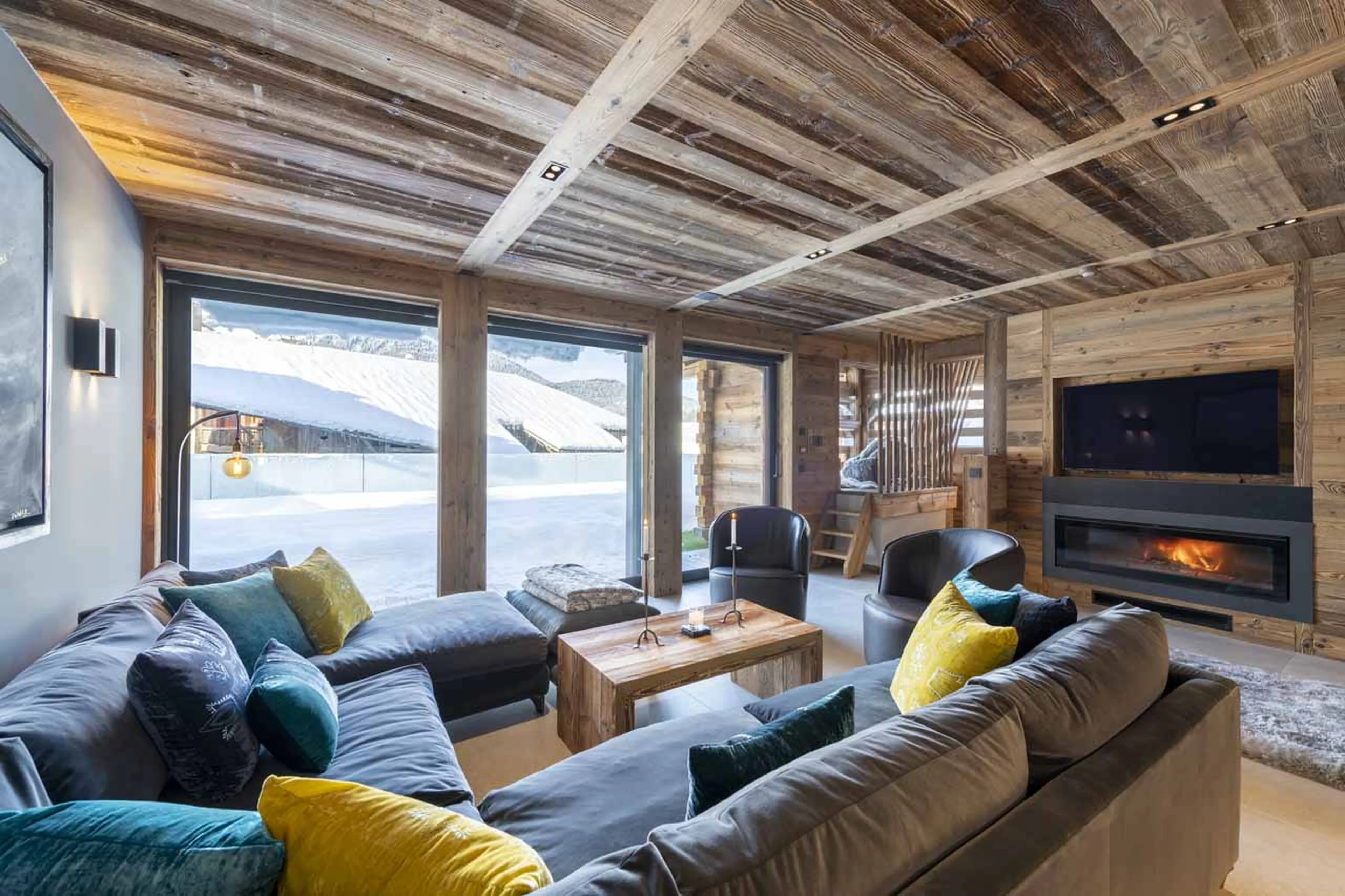 Access to terrace at Grande Maison in Morzine