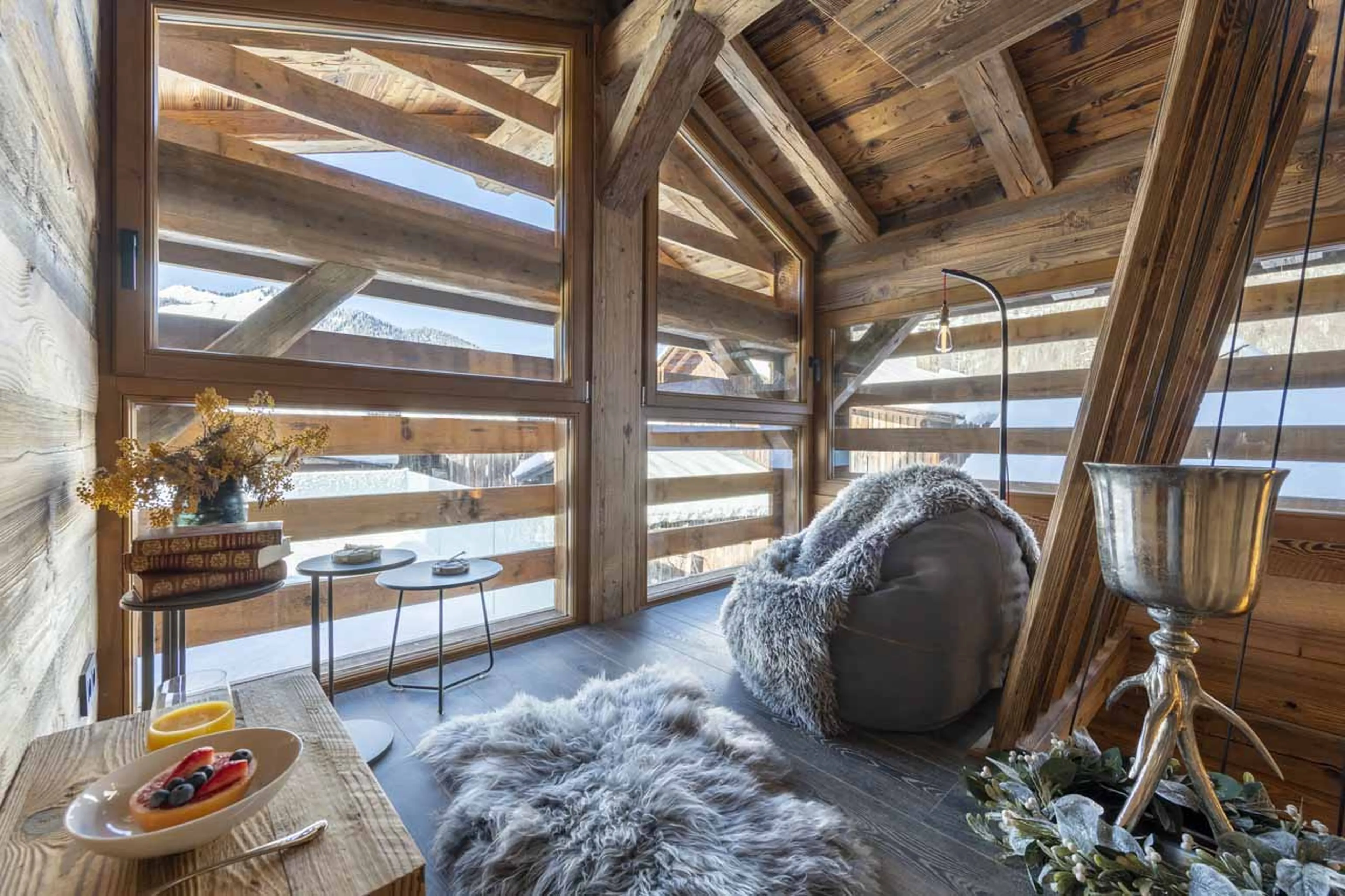 Cosy spot in Owner's Lodge at Grande Maison in Morzine